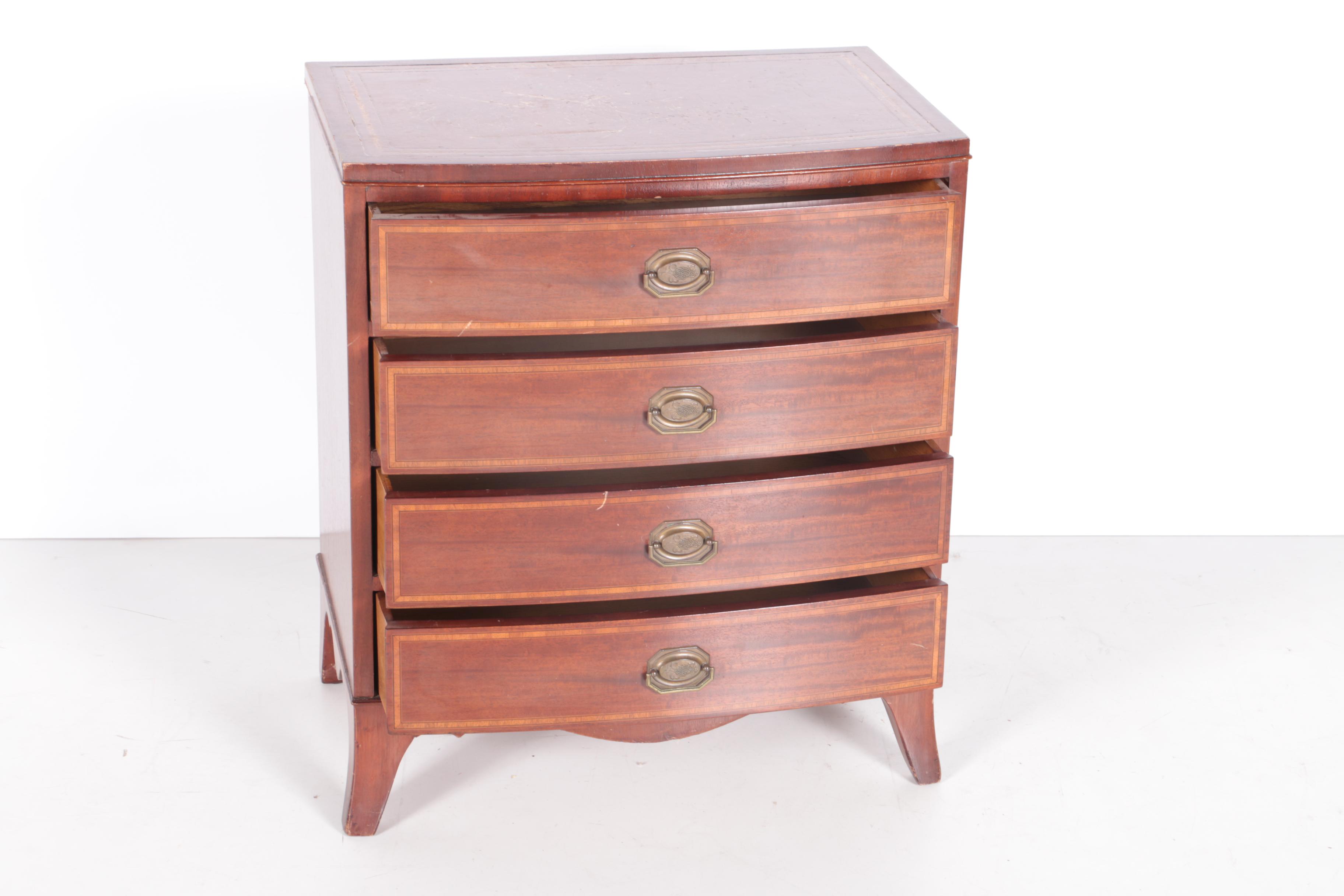 Diminutive Inlaid Chest of Drawers