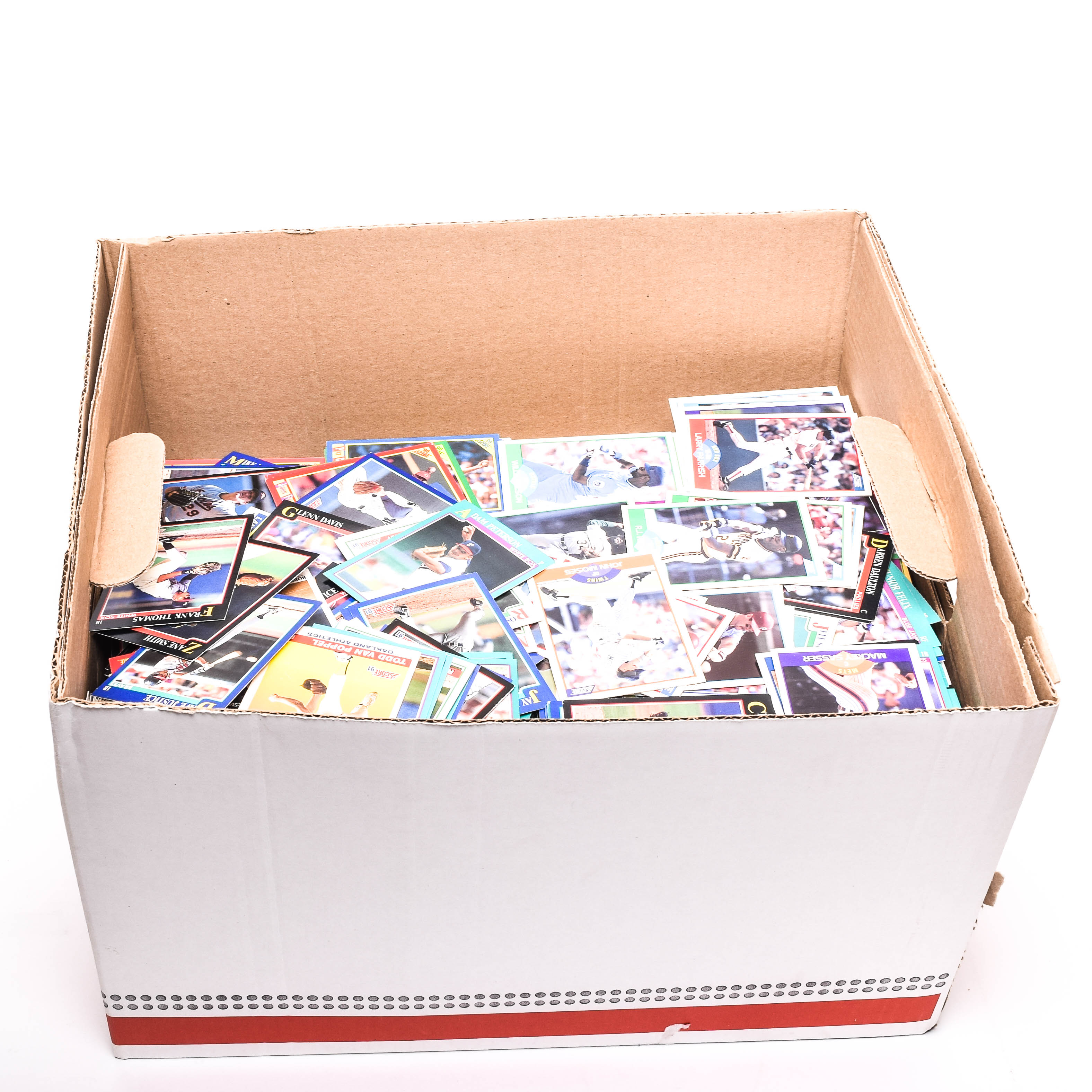 Collection of 1980s & 1990s Score Baseball Trading Cards