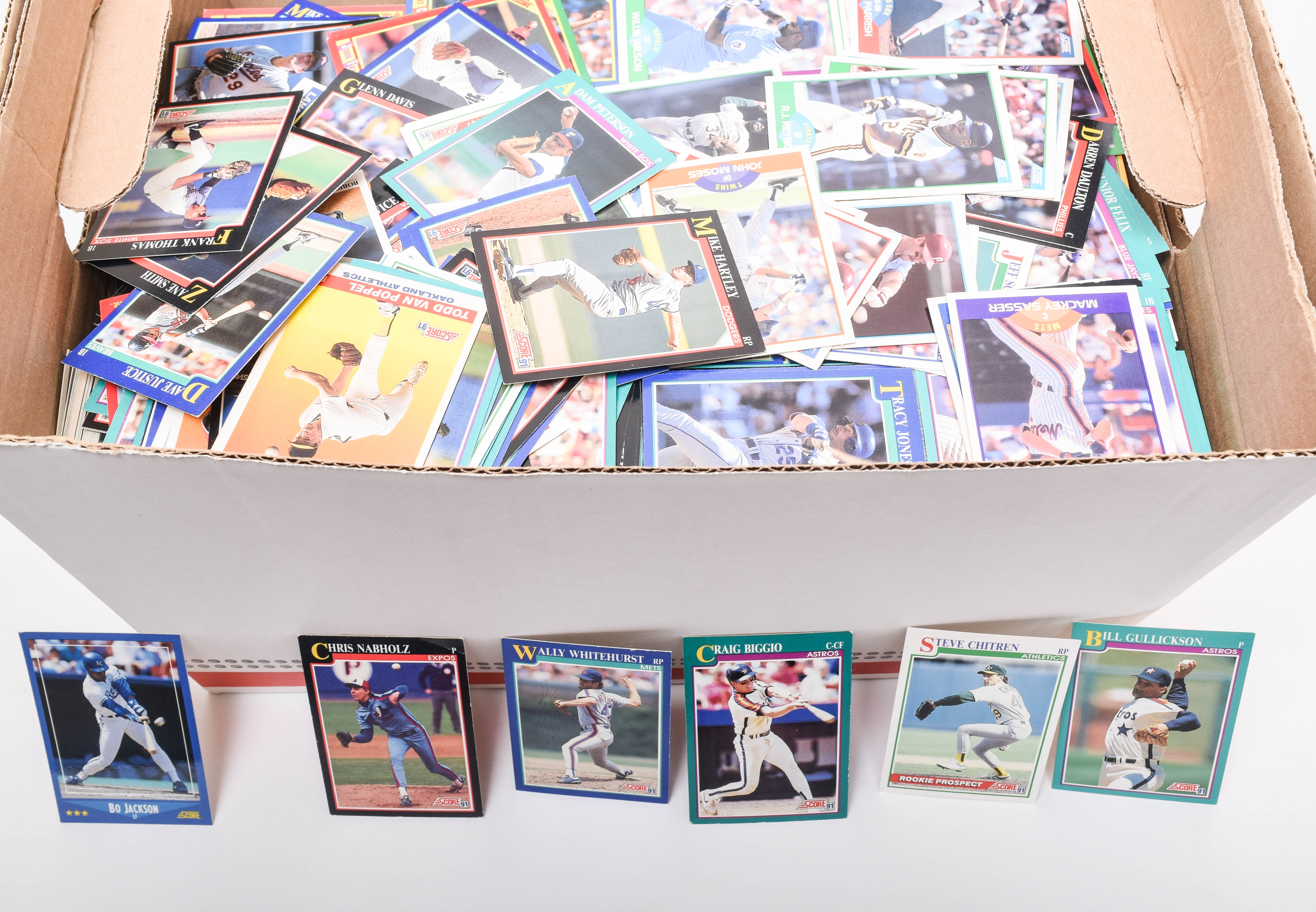 Collection of 1980s & 1990s Score Baseball Trading Cards