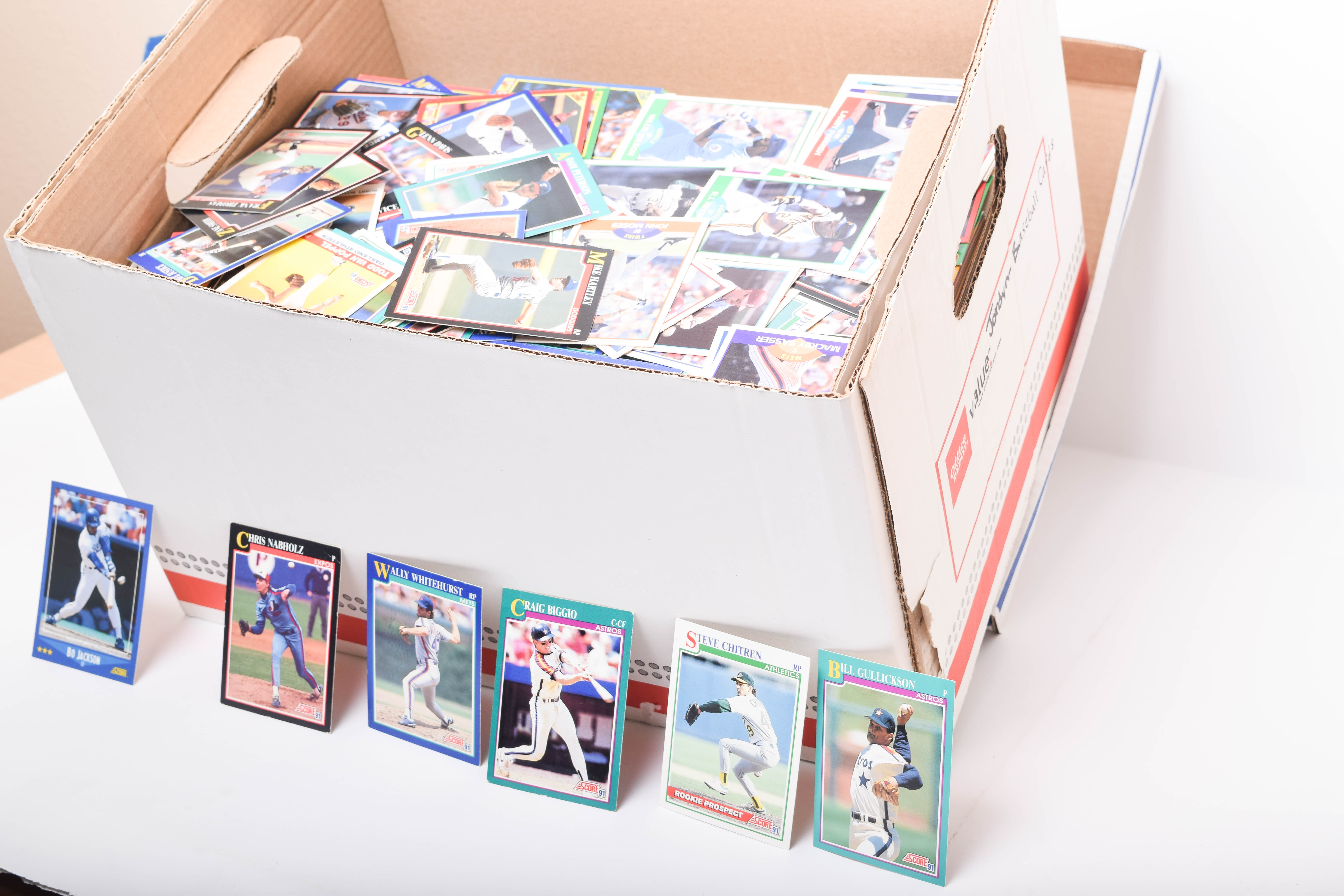 Collection of 1980s & 1990s Score Baseball Trading Cards
