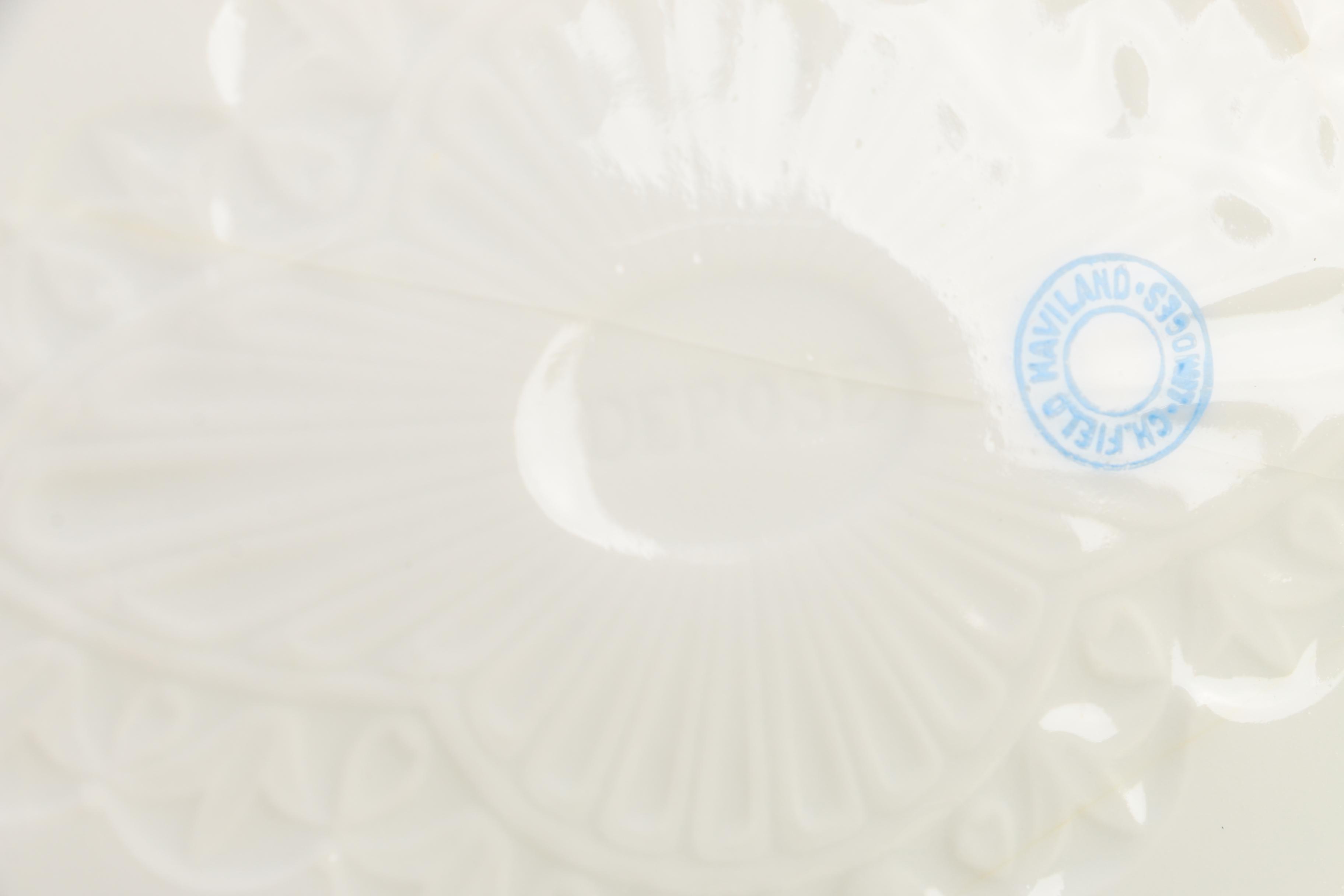 Antique C.H. Field Haviland Limoges Egyptian Revival Porcelain Tureen