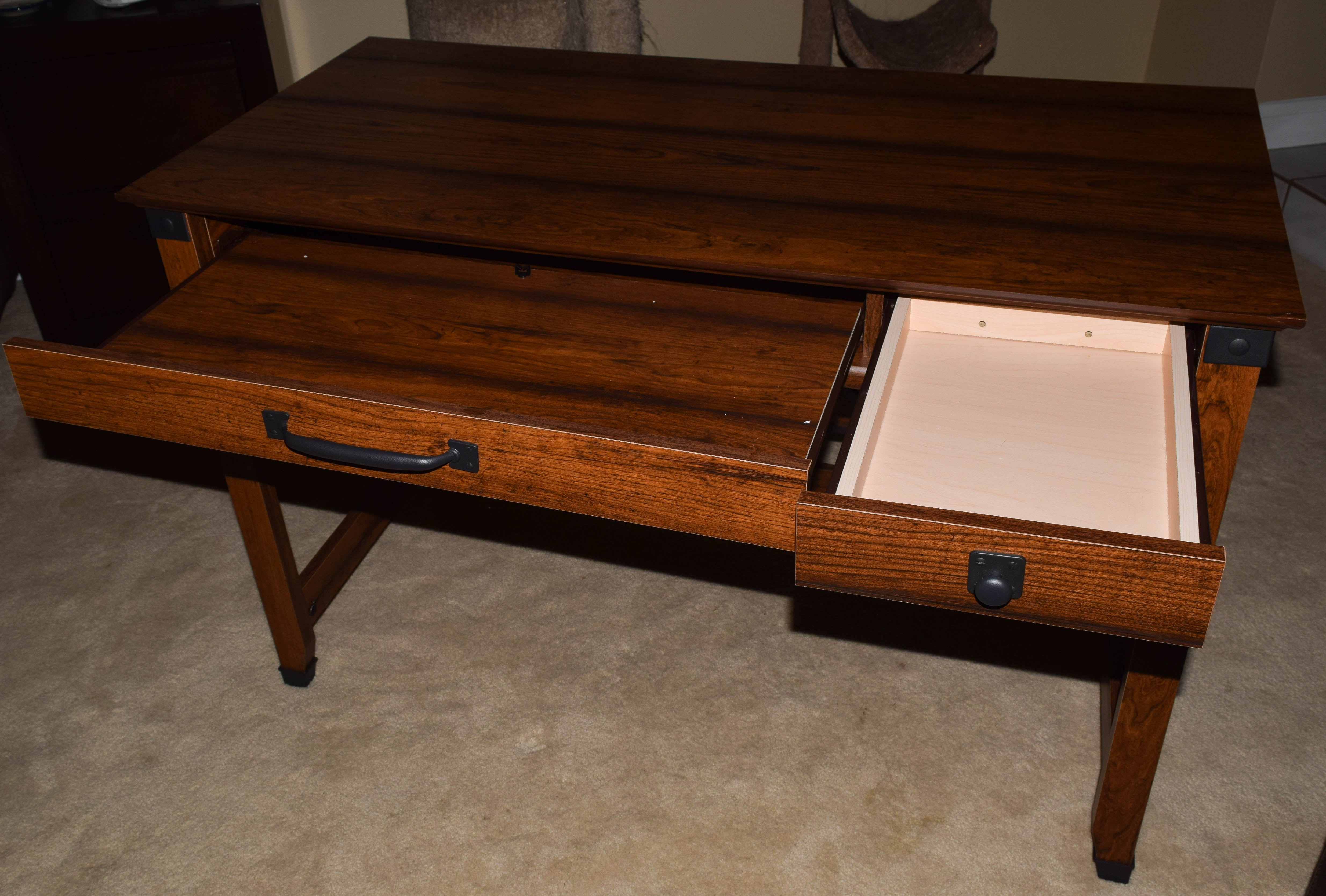 Contemporary Mission Style Computer Desk