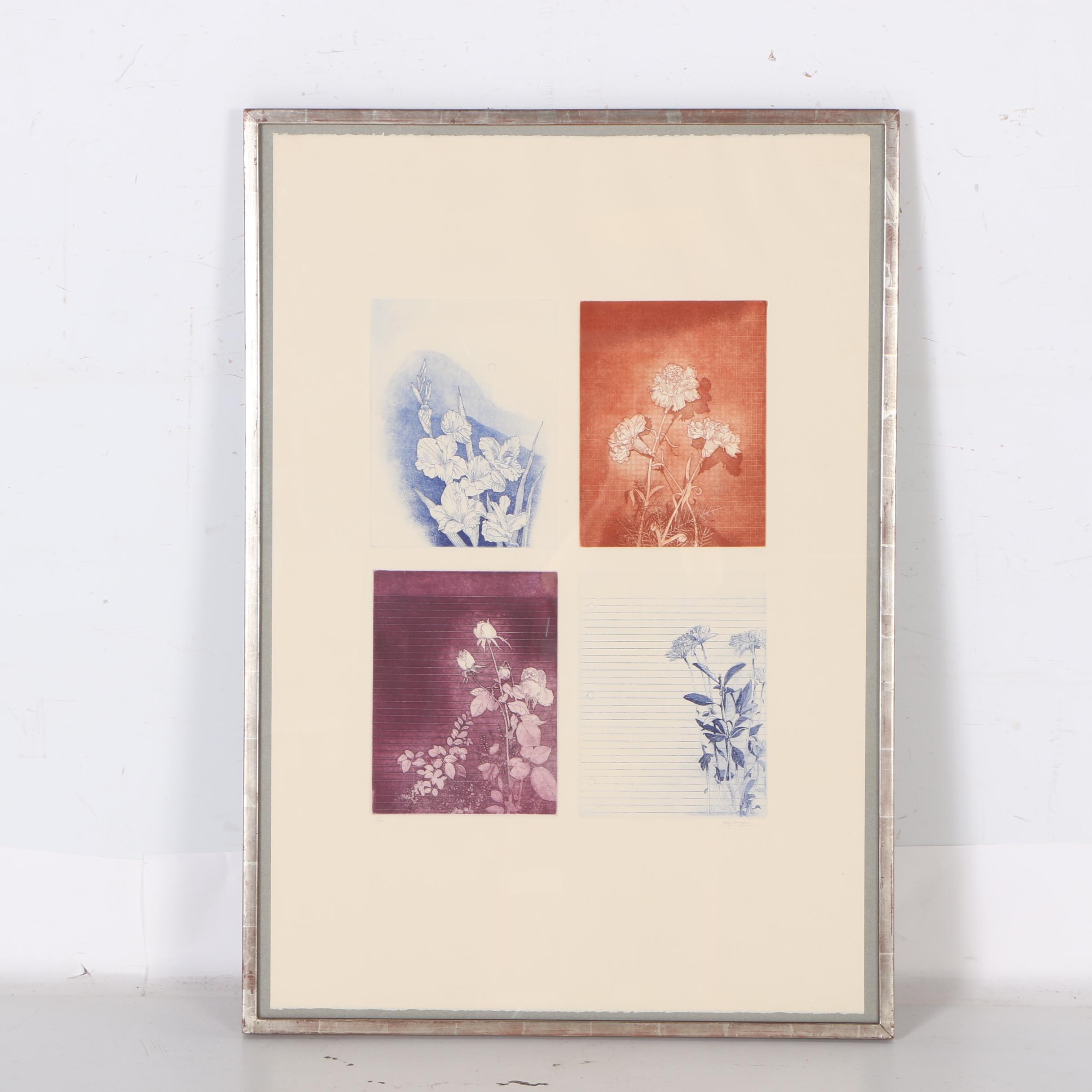 Tony Canger Limited Edition Etchings with Aquatint