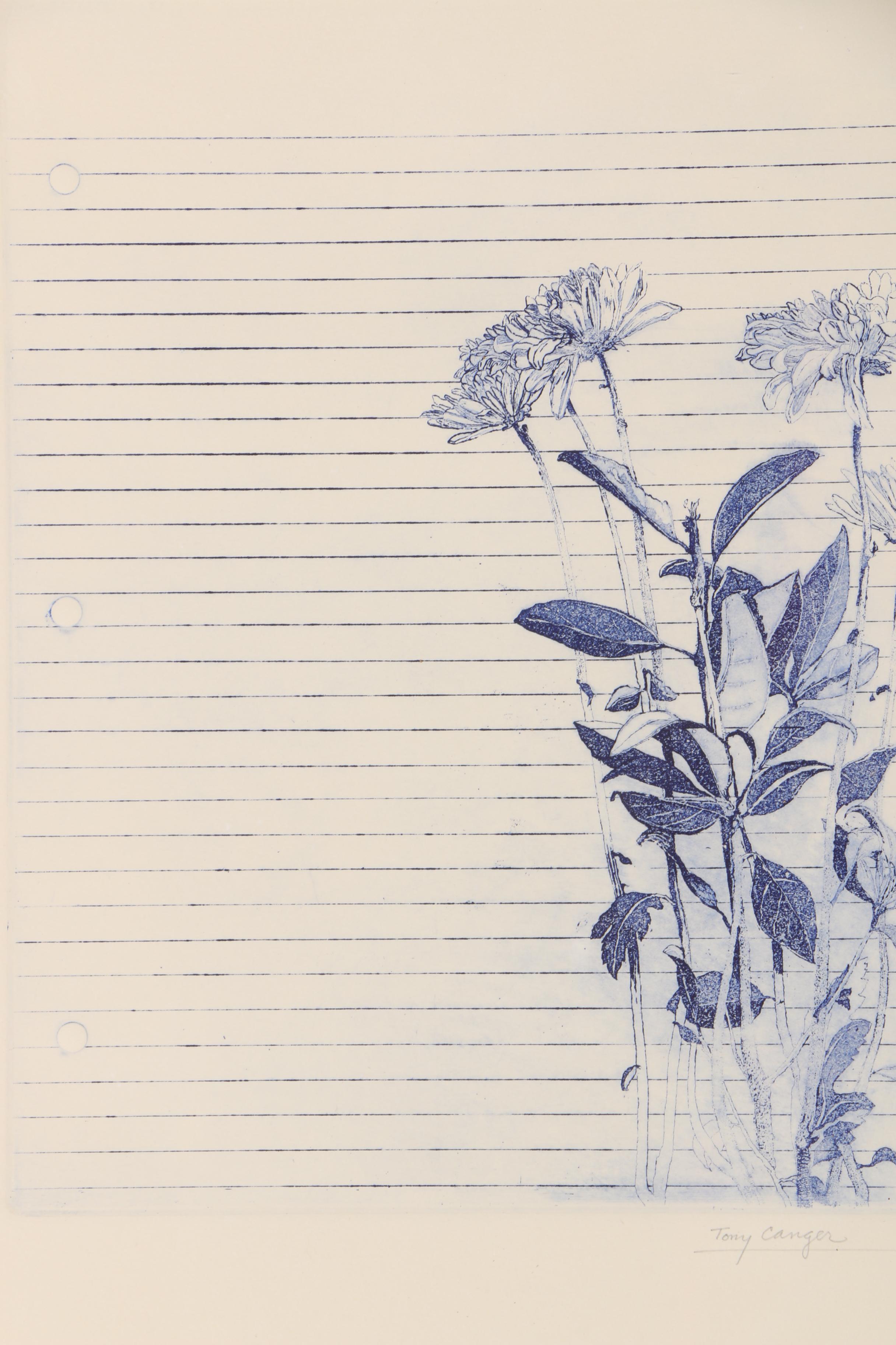 Tony Canger Limited Edition Etchings with Aquatint