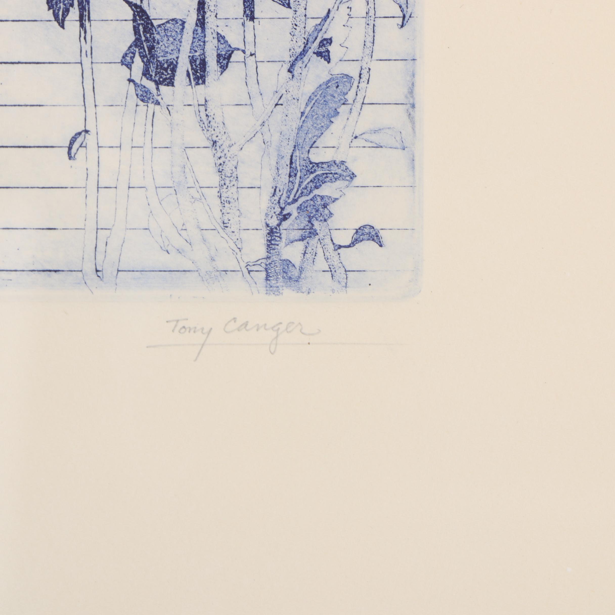 Tony Canger Limited Edition Etchings with Aquatint