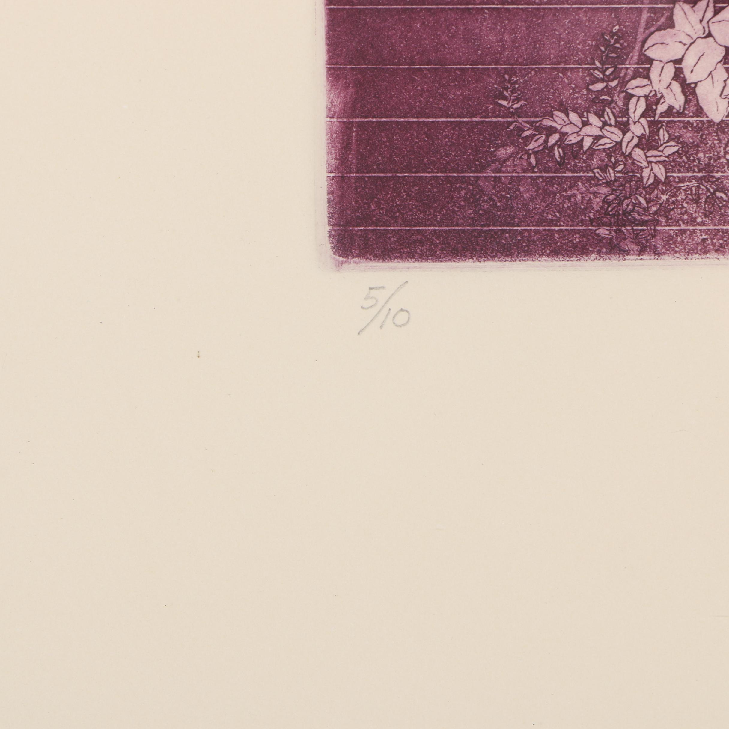 Tony Canger Limited Edition Etchings with Aquatint