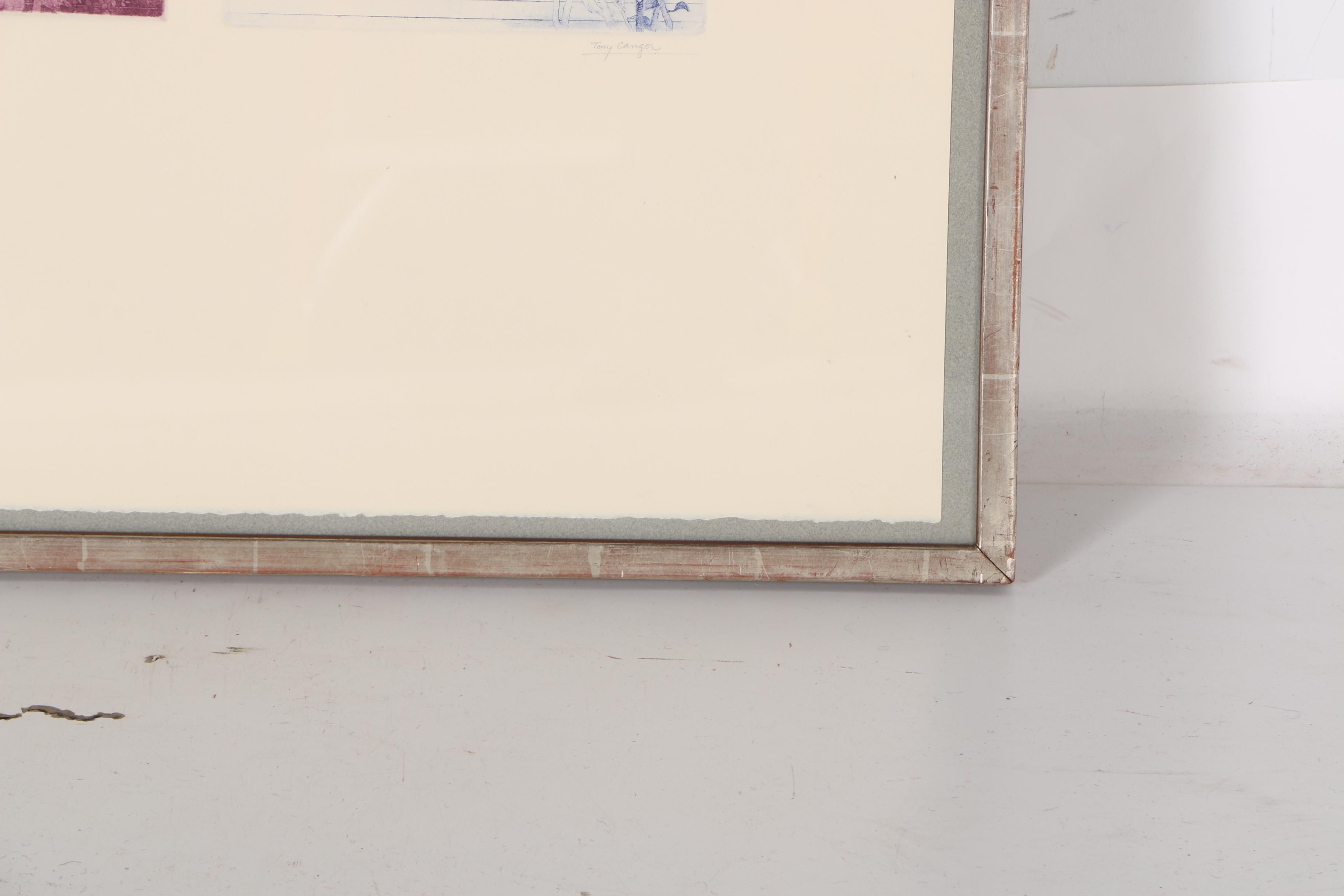 Tony Canger Limited Edition Etchings with Aquatint