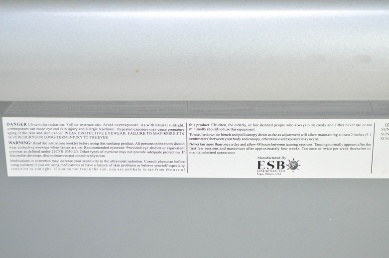 ESB Enterprises Tanning Bed
