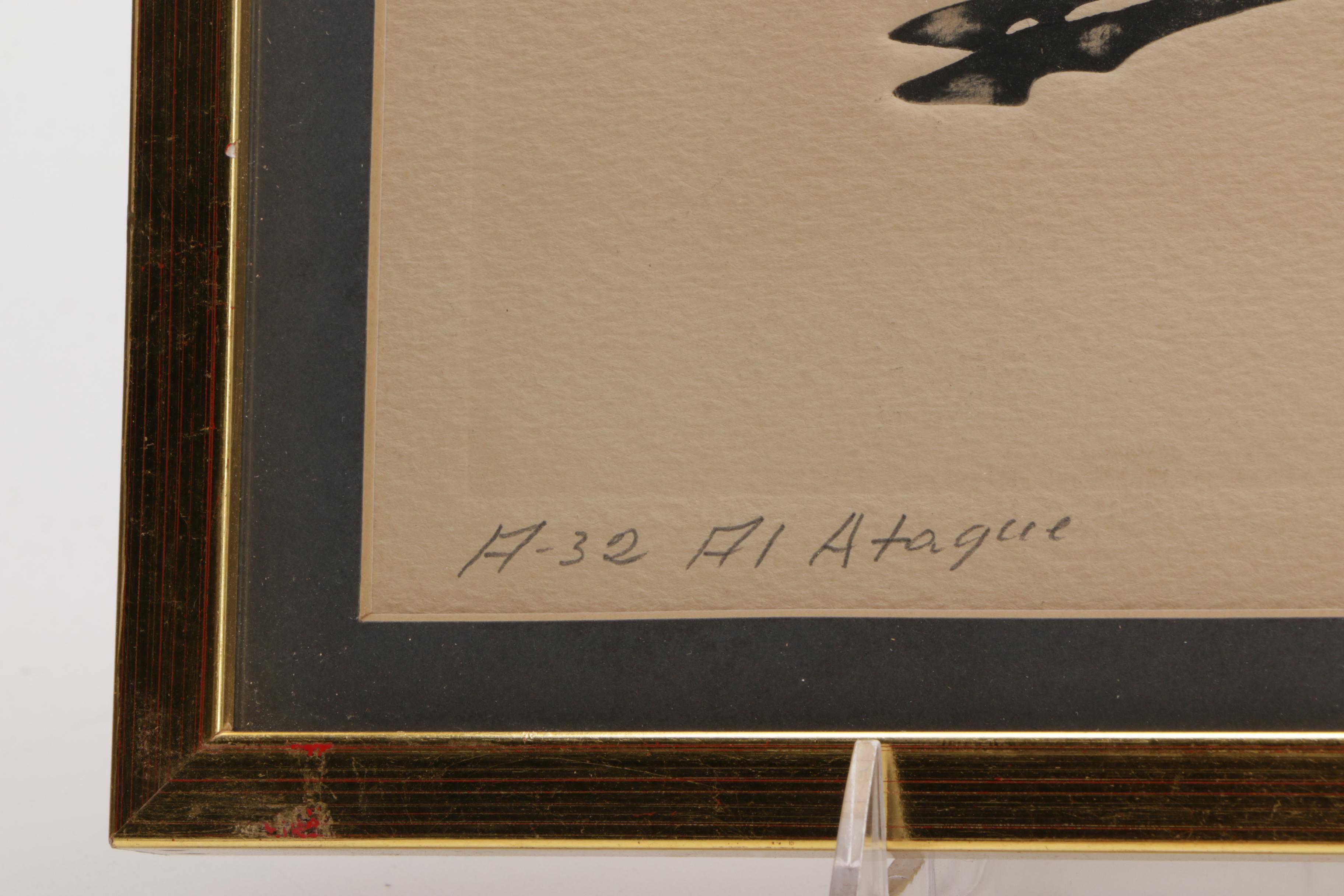 Guillermo Silva Santamaria Set of Two Intaglios on Paper of Jousters on Horseback