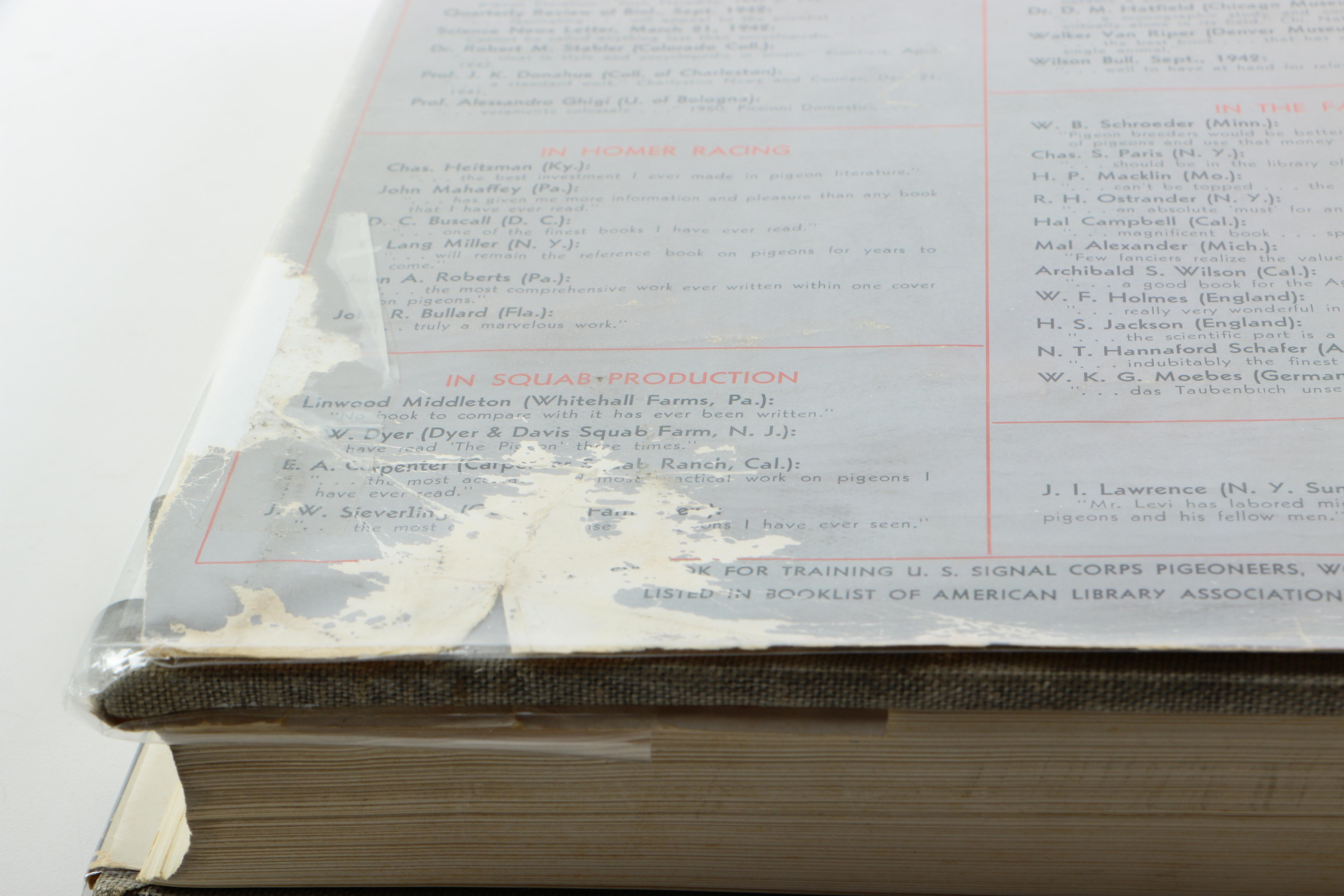 1941 First Trade Edition of "The Pigeon" by Wendell Mitchell Levi