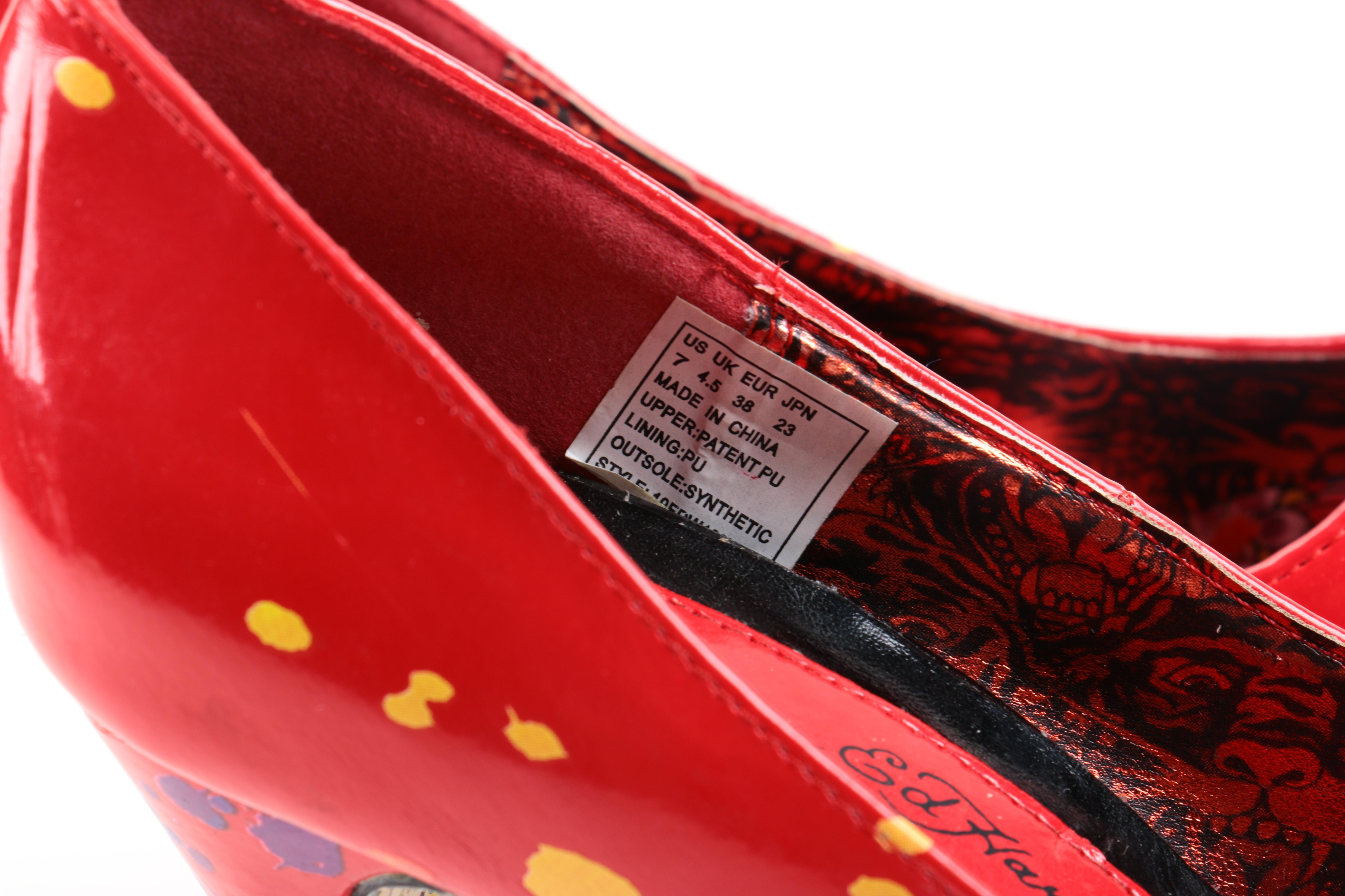 Patterned and Brocade Heels Including Ed Hardy