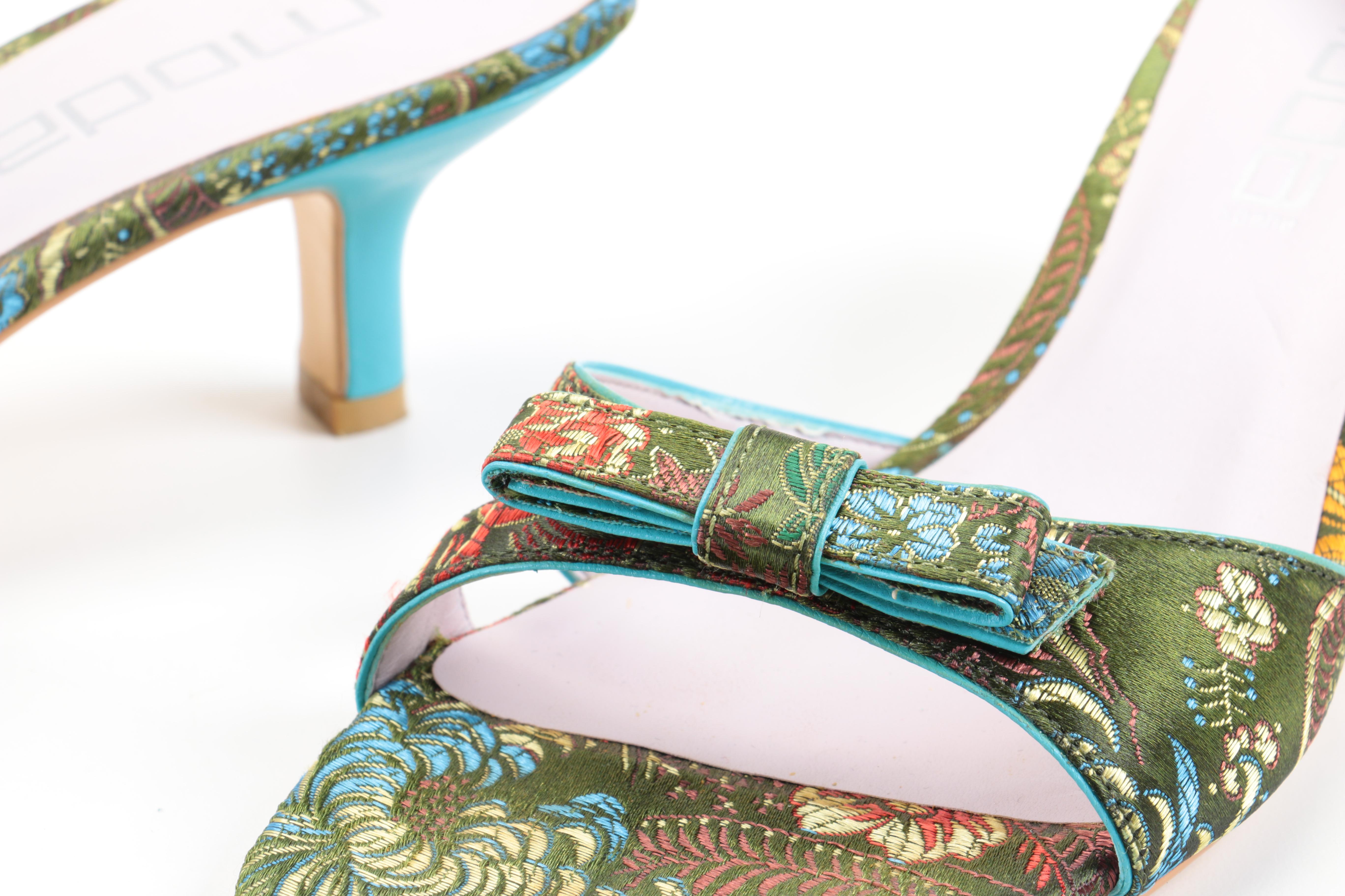 Patterned and Brocade Heels Including Ed Hardy