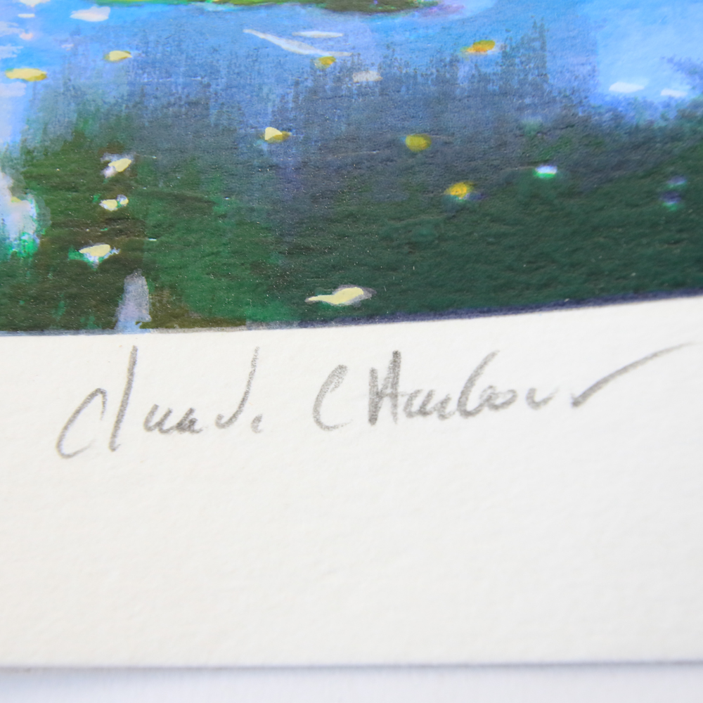 Claude Harbour Limited Edition Print "Quand Giverny se Veille"