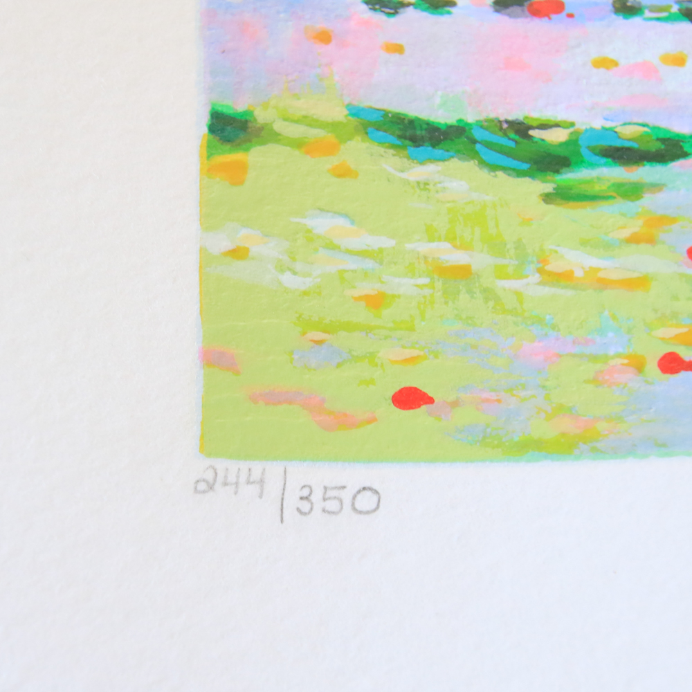 Claude Harbour Limited Edition Print "Quand Giverny se Veille"