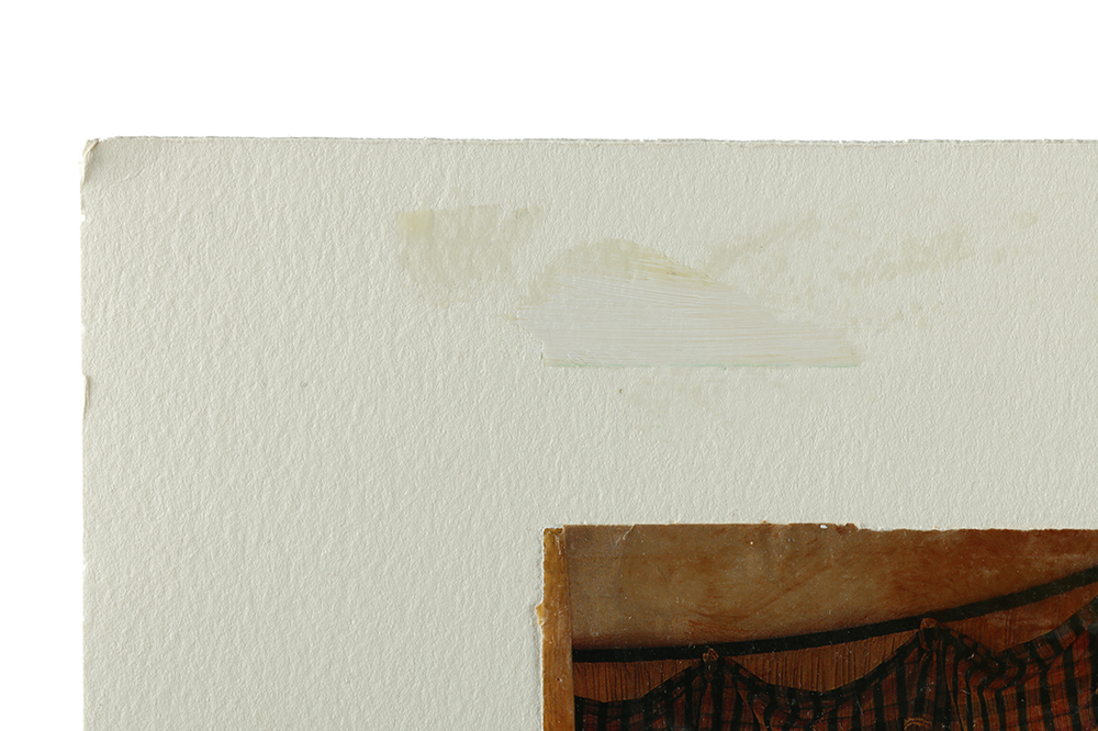 Pair of Loren Grey Signed Encaustic Collages on Paper