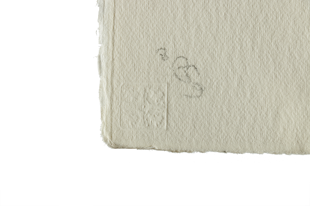 Pair of Loren Grey Signed Encaustic Collages on Paper