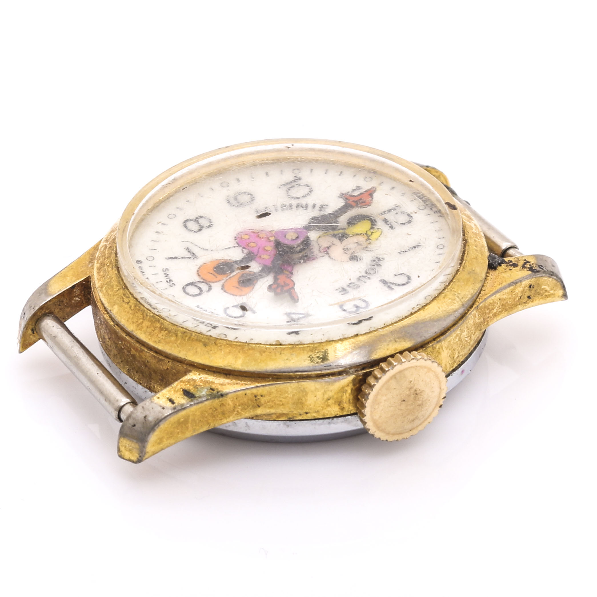 Walt Disney Minnie Mouse Gold Tone Watch