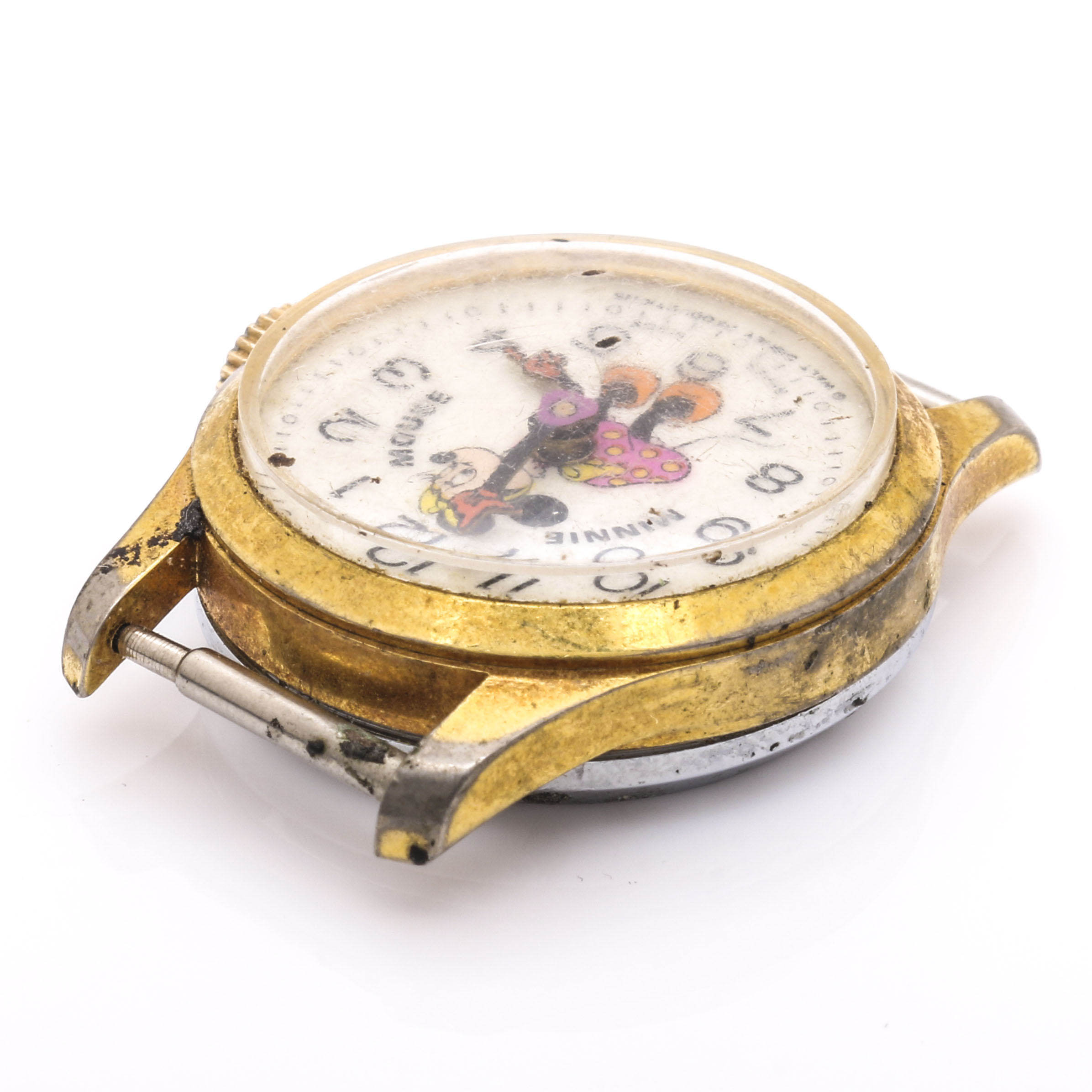 Walt Disney Minnie Mouse Gold Tone Watch