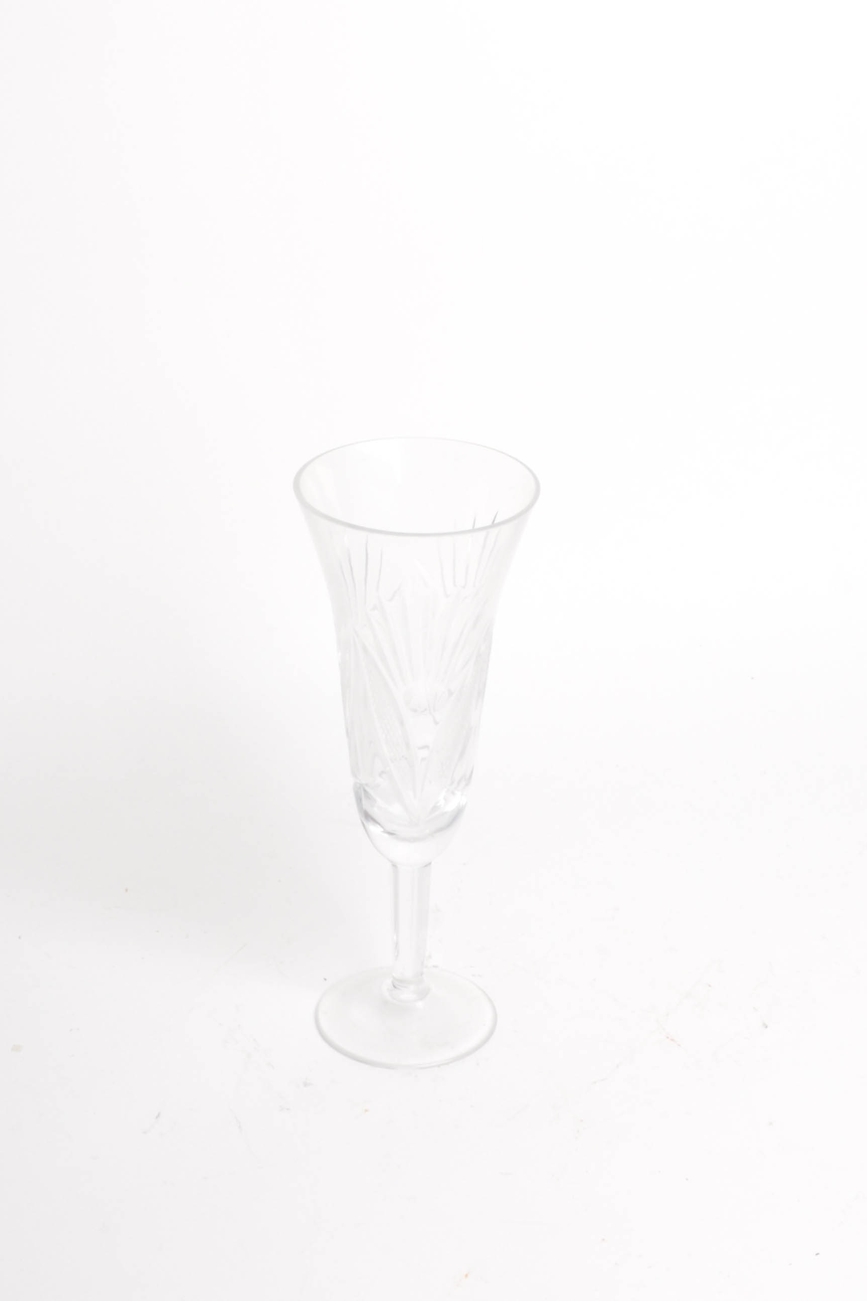 Assorted Crystal Flutes