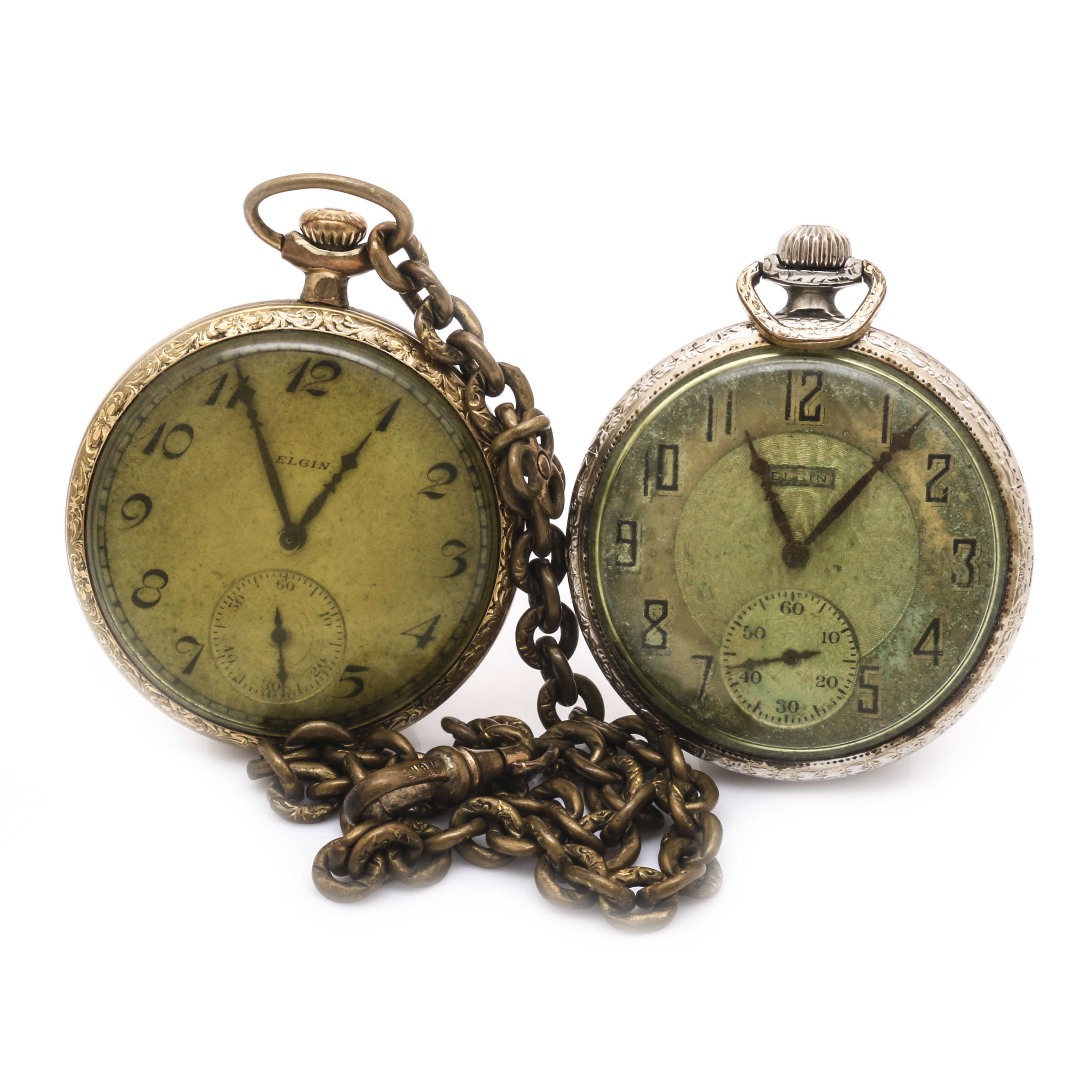 Gold Filled Elgin Pocket Watches