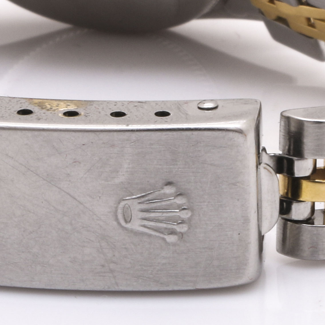 Rolex 18K Yellow Gold and Stainless Steel Perpetual Datejust Diamond Watch