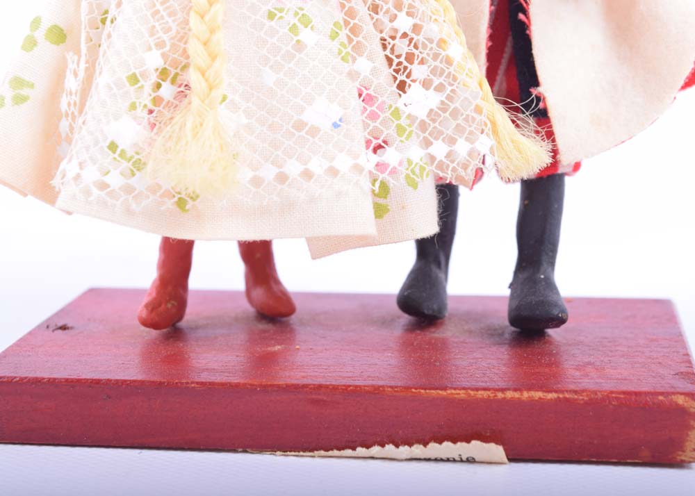 Handmade Polish Folk Art Wedding Couple
