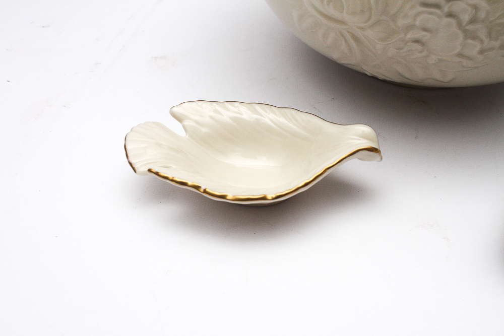 Vintage Lenox Porcelain Featuring "Rosebud"