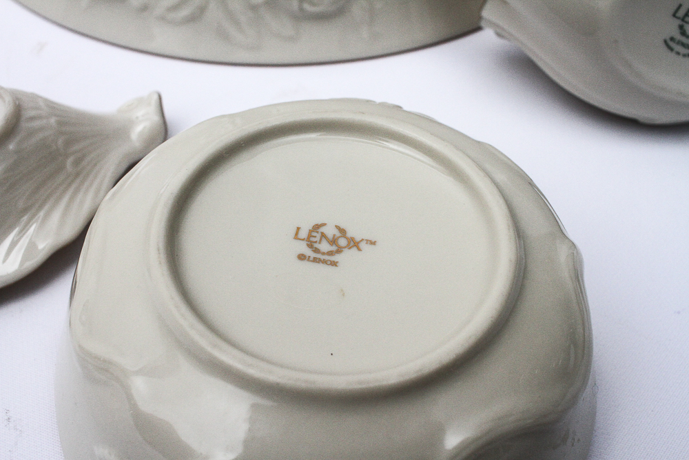 Vintage Lenox Porcelain Featuring "Rosebud"