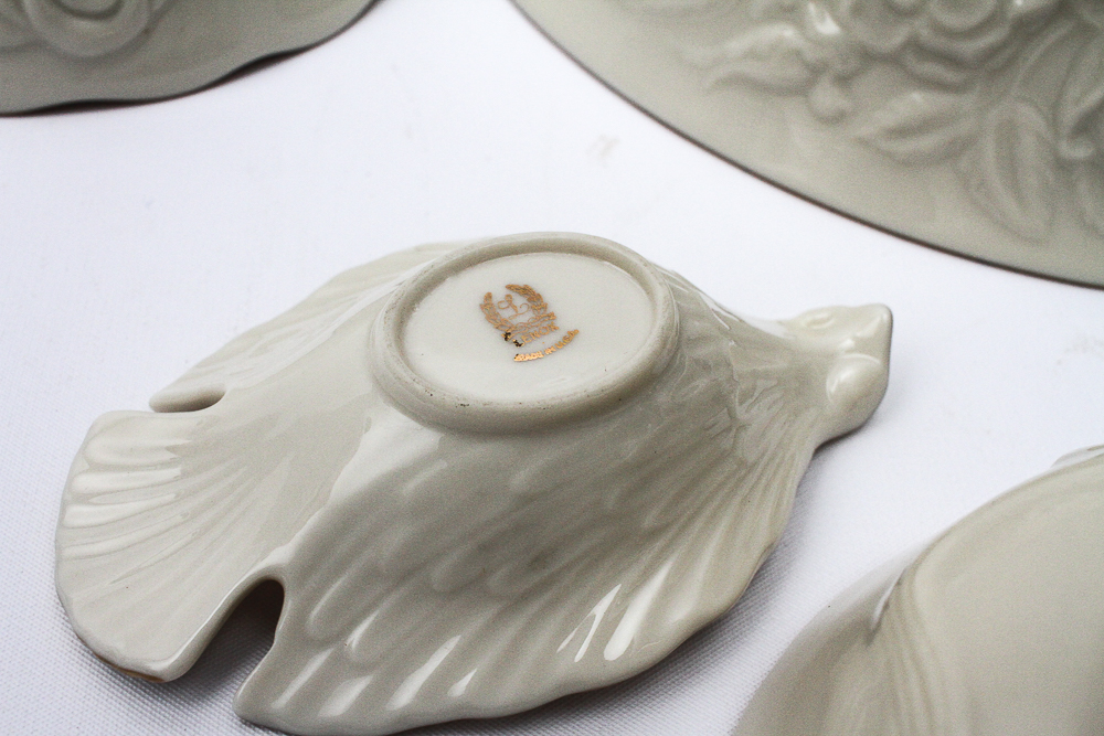 Vintage Lenox Porcelain Featuring "Rosebud"