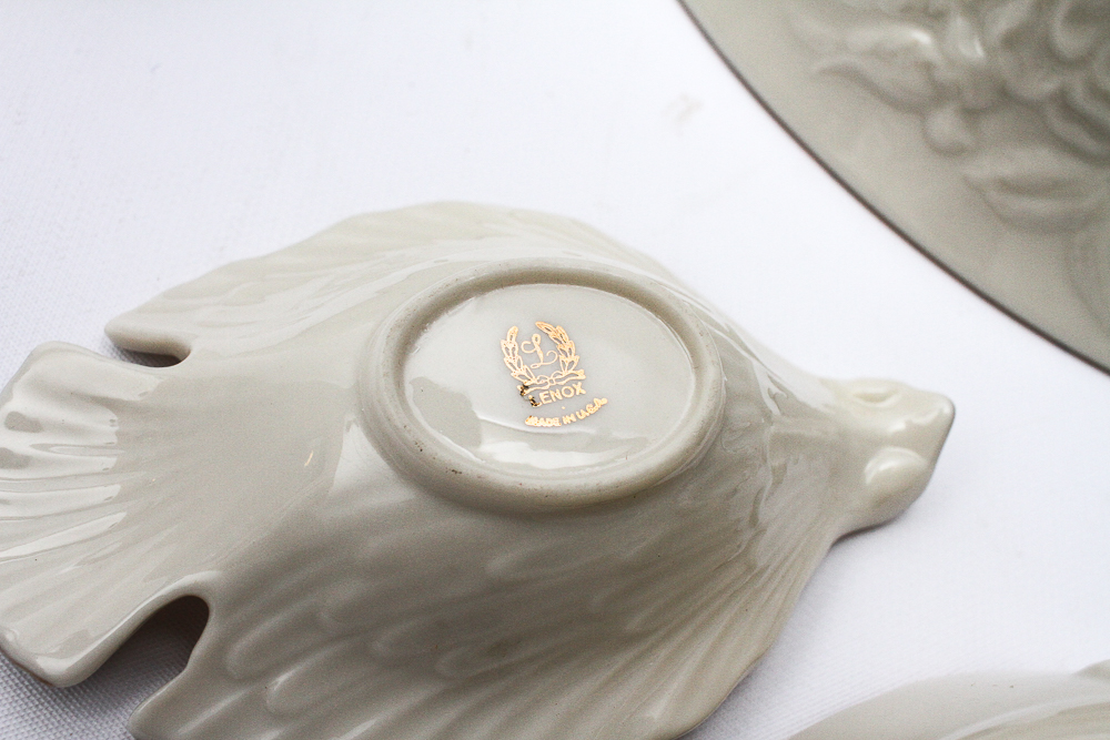 Vintage Lenox Porcelain Featuring "Rosebud"