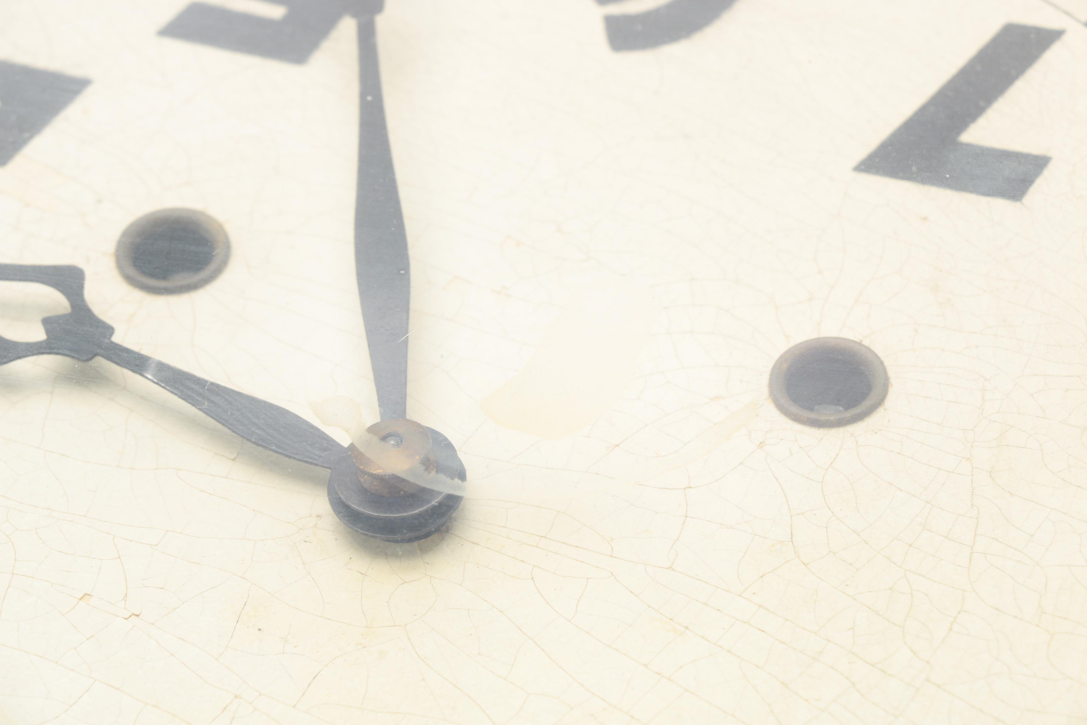 Antique Japanese Regulator Style Clock