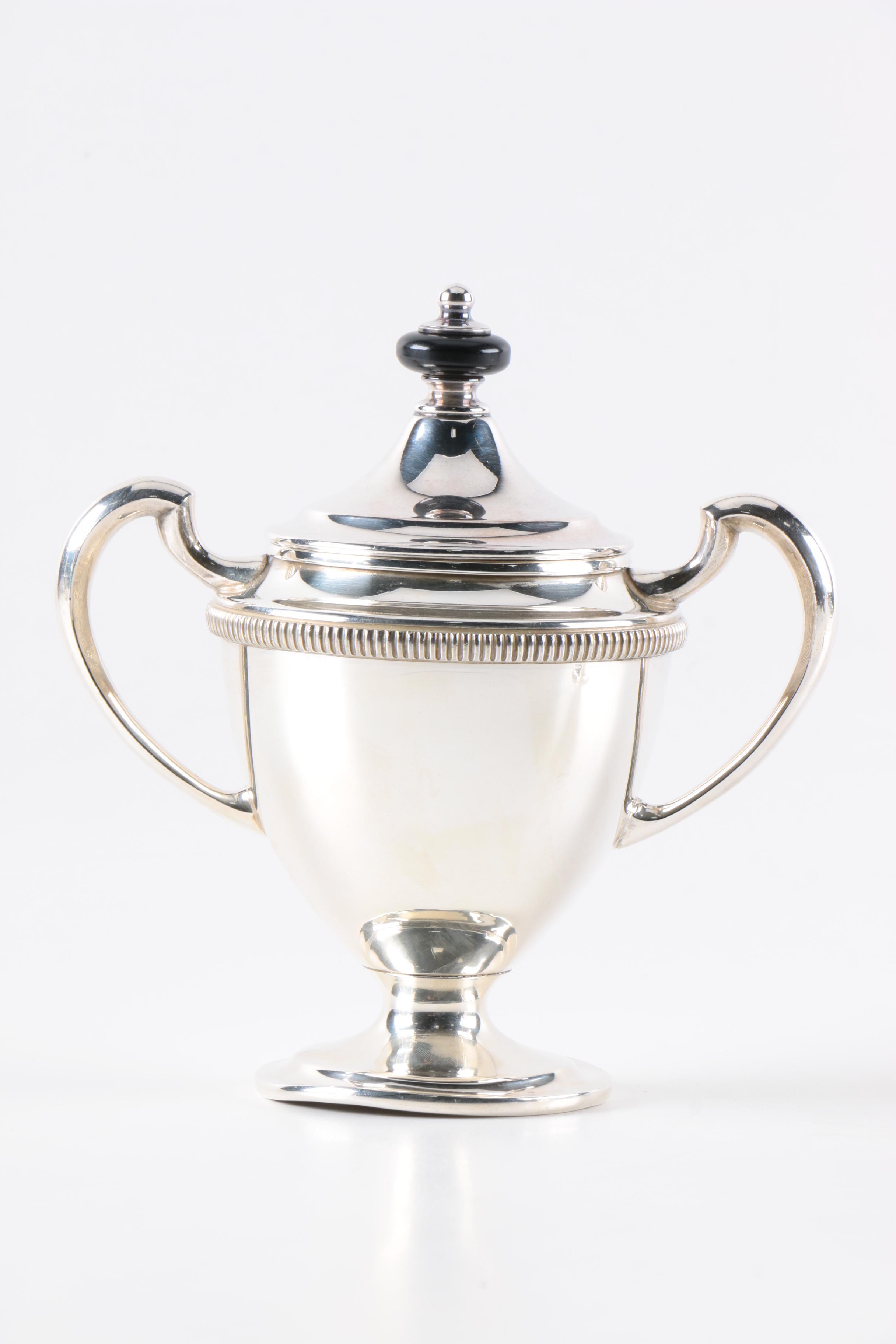 World War II Era Friedman Silver Co. Silver Plated Serving Pieces