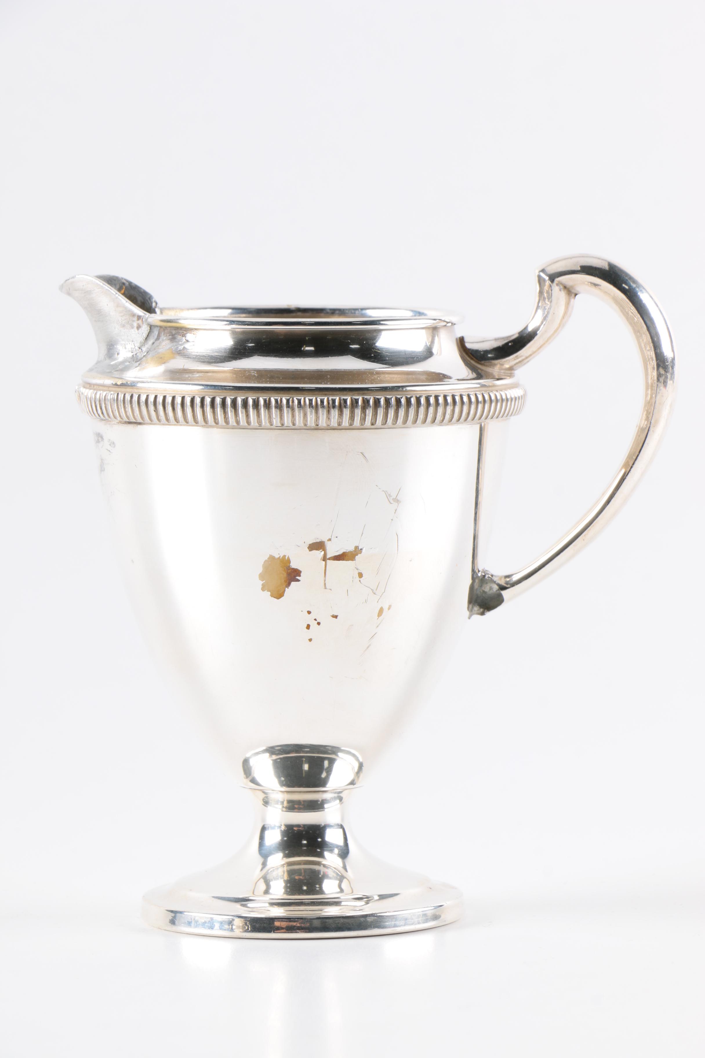 World War II Era Friedman Silver Co. Silver Plated Serving Pieces