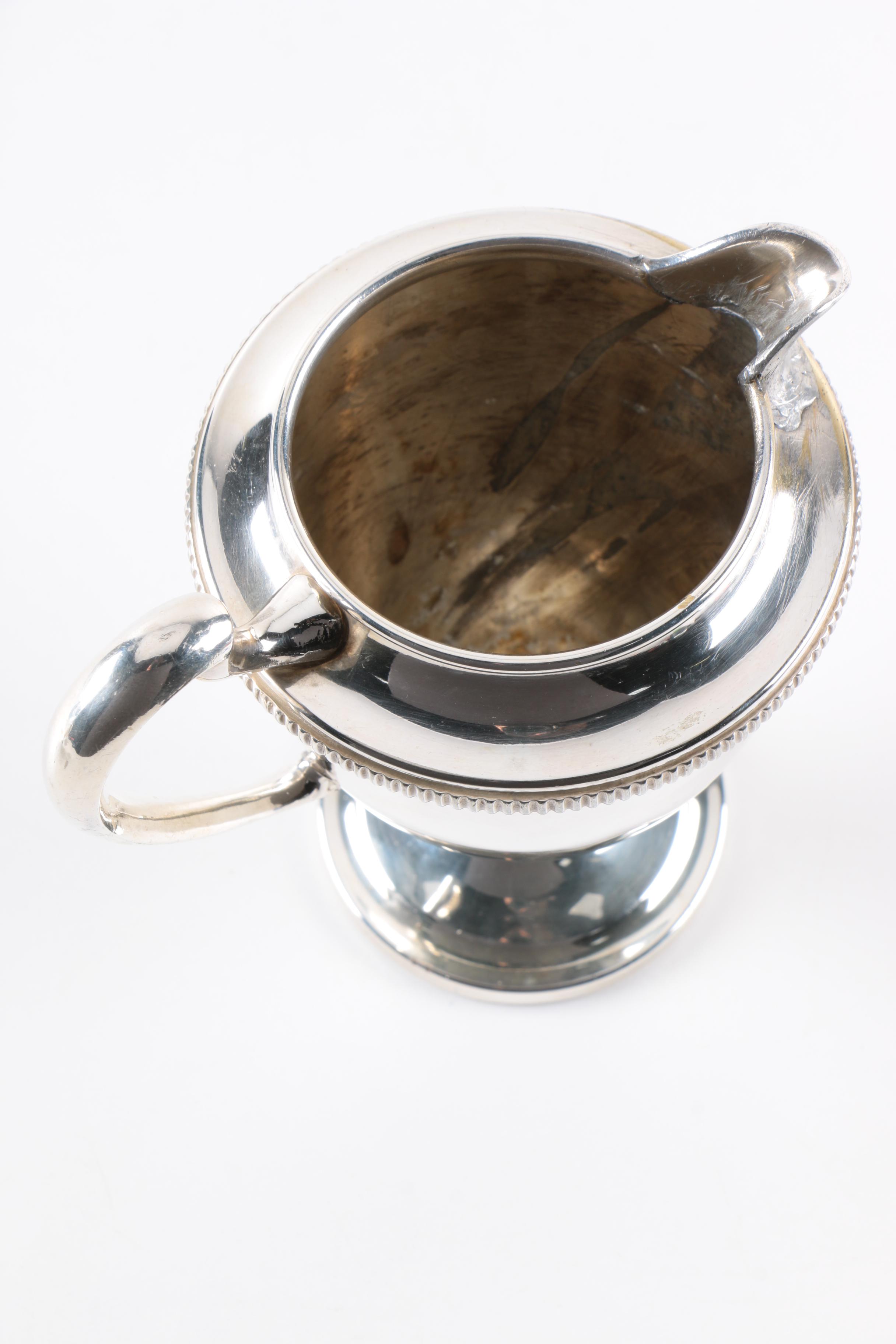 World War II Era Friedman Silver Co. Silver Plated Serving Pieces