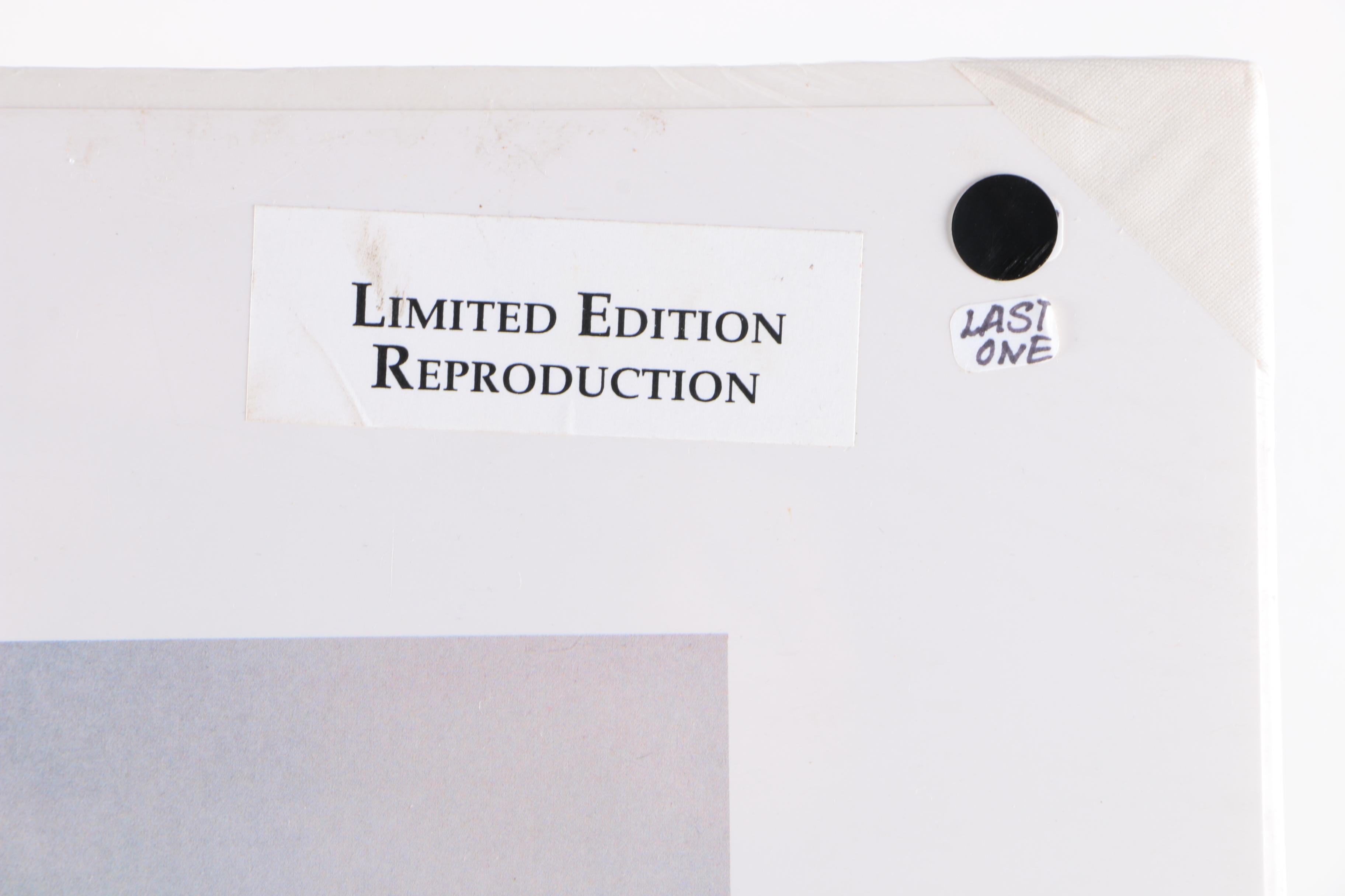 C.L. Cunningham Limited Edition Offset Lithograph "The Quick"