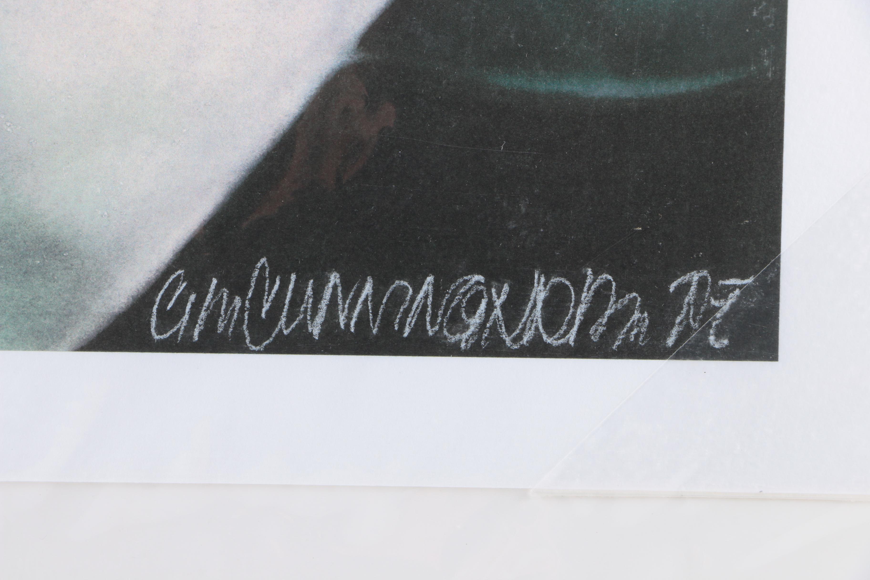 C.L. Cunningham Limited Edition Giclee "Silent Commerce"