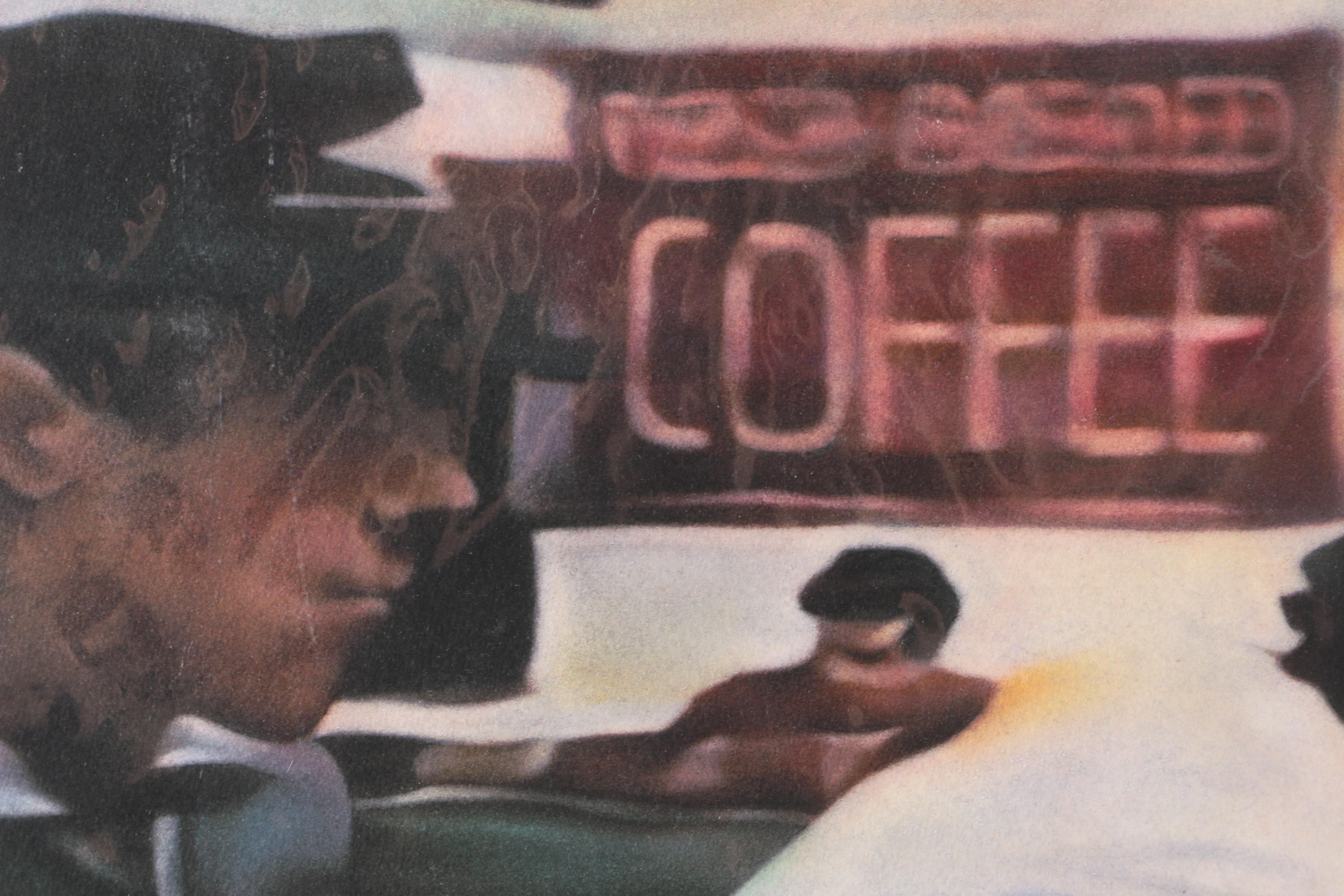 C.L. Cunningham Limited Edition Giclee "Silent Commerce"