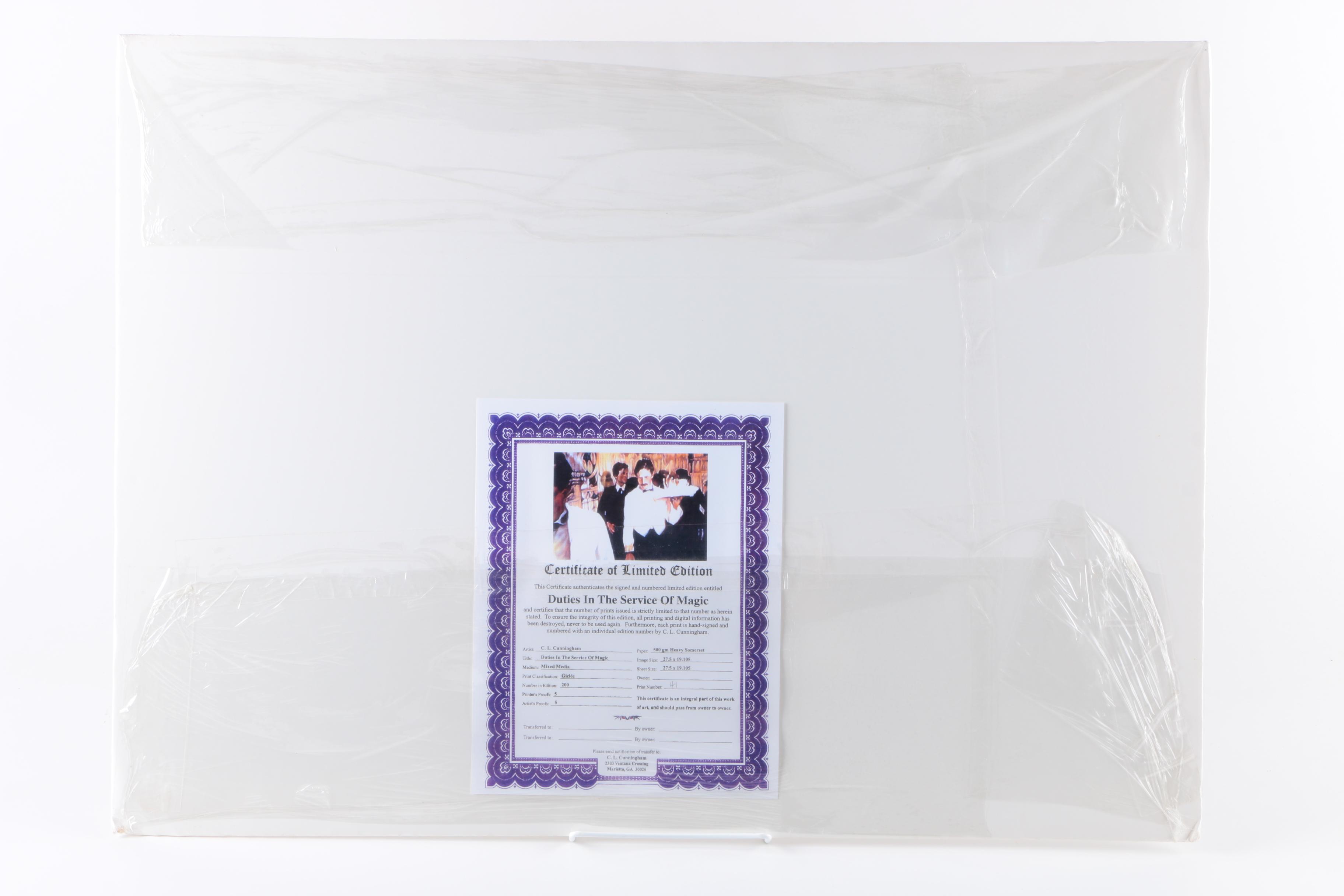 C.L. Cunningham Limited Edition Giclee "Duties in the Service of Magic"