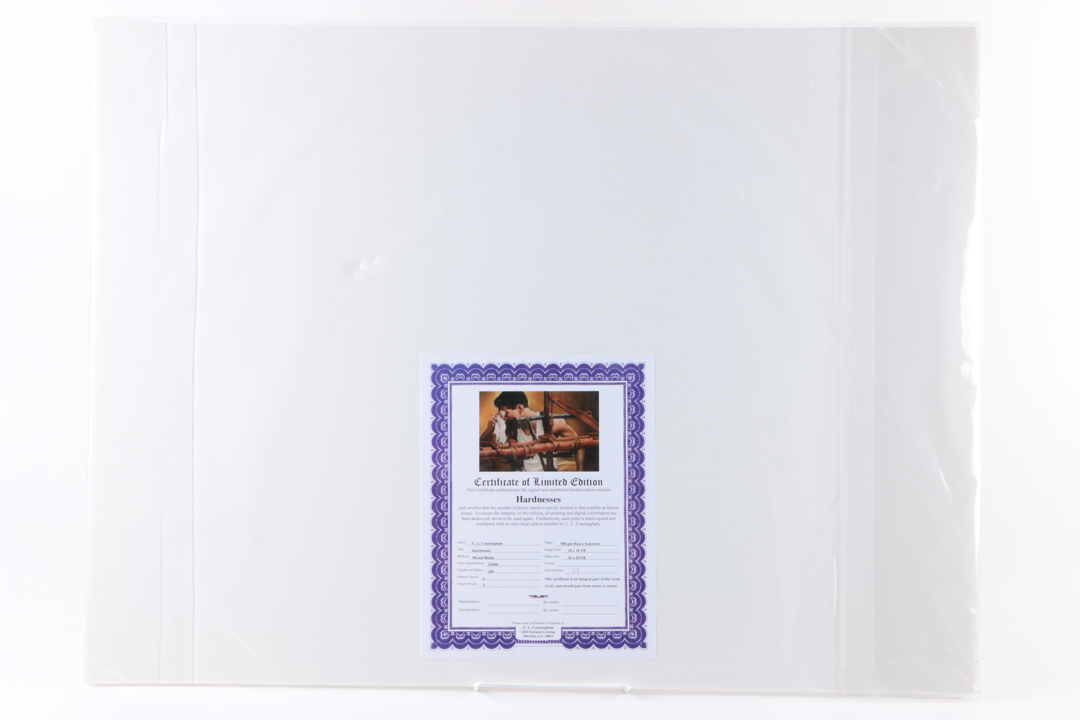 C.L. Cunningham Limited Edition Giclee Print "Hardnesses"