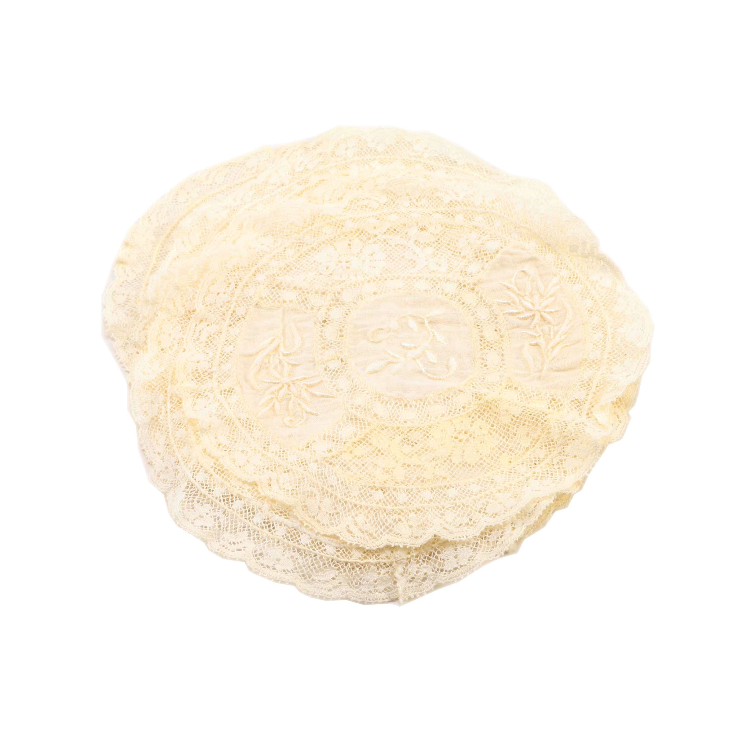 Ivory Lace Cocktail Doilies