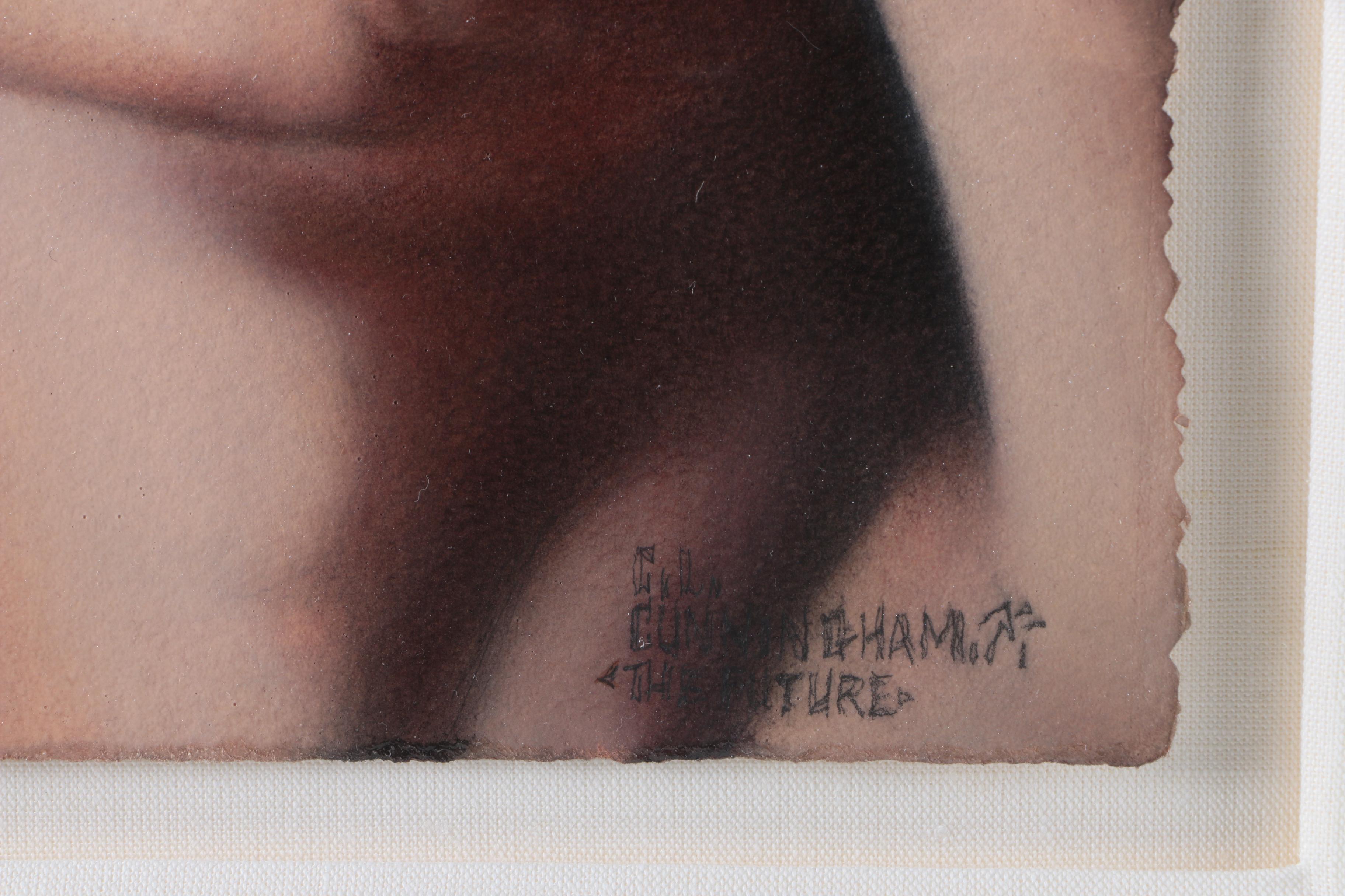 C.L. Cunningham Original Mixed Media on Paper "The Future"
