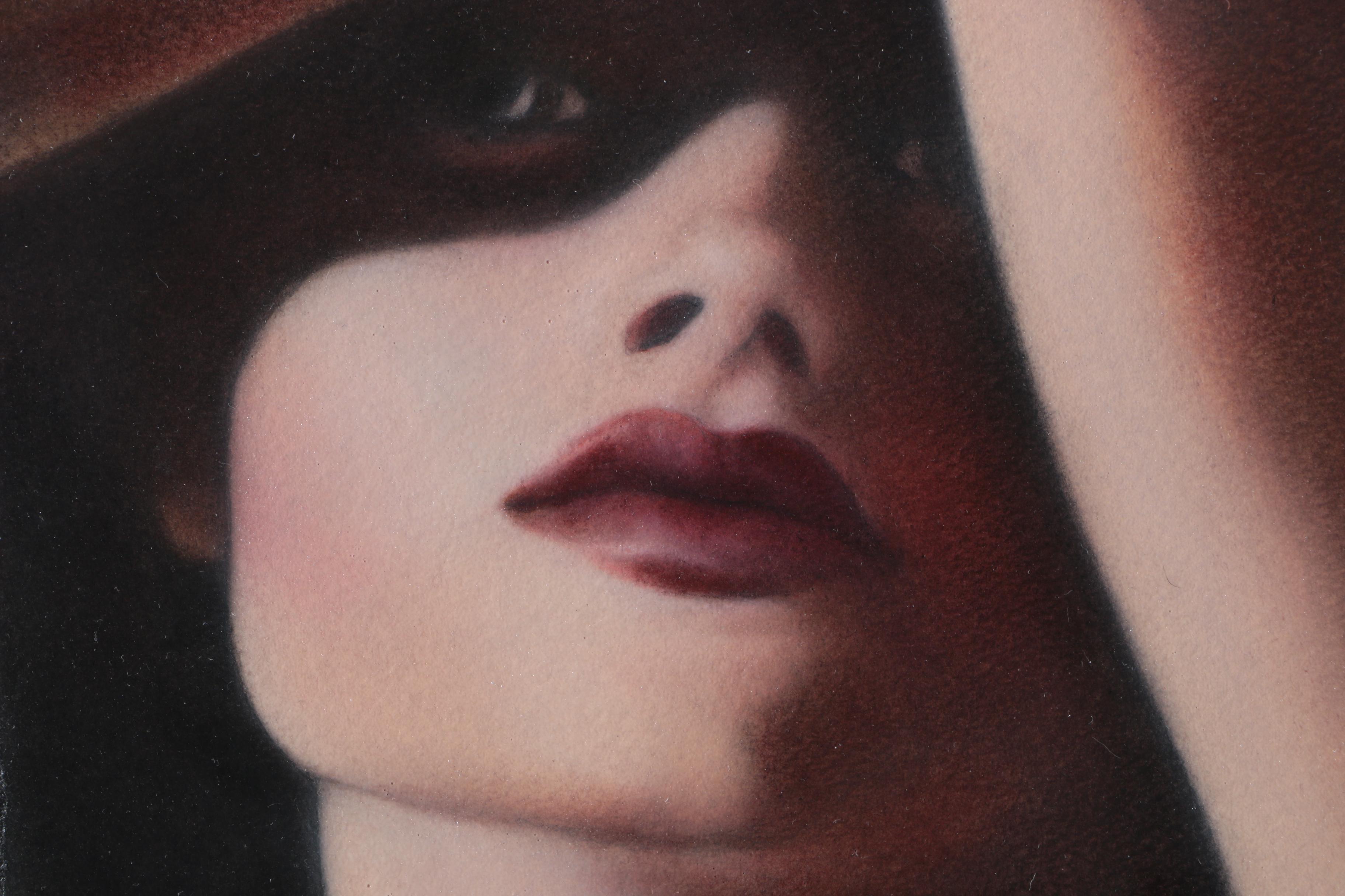 C.L. Cunningham Original Mixed Media on Paper "The Future"