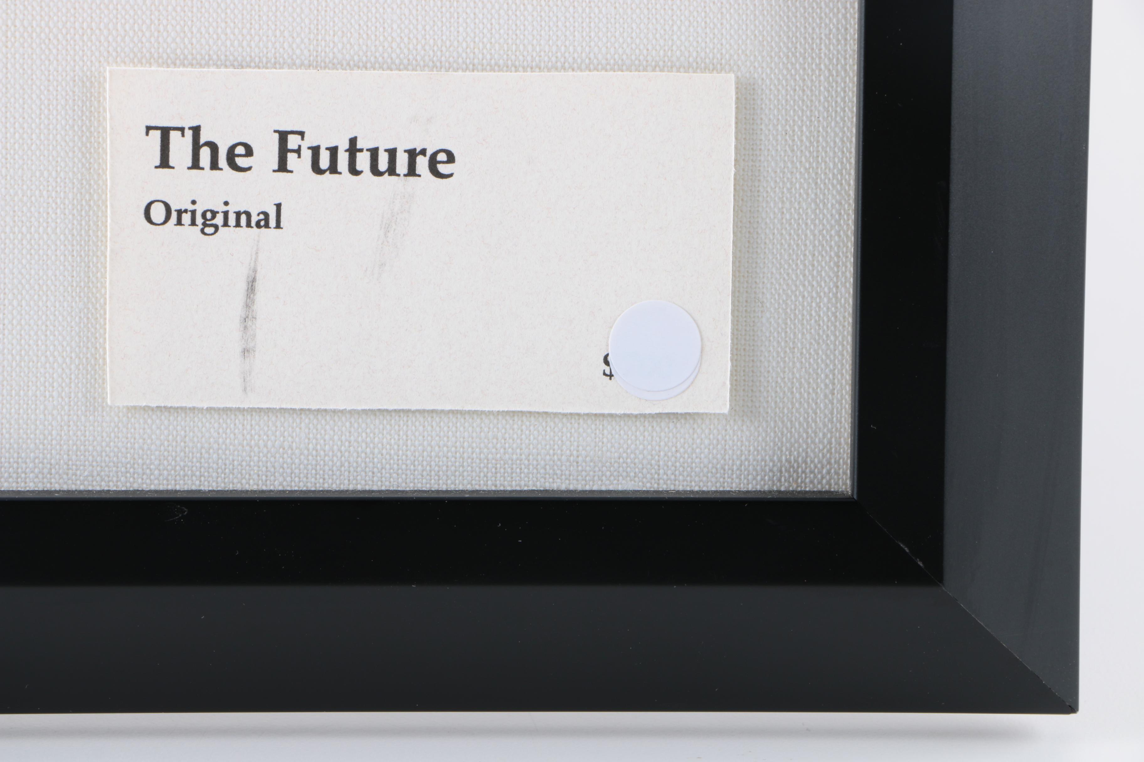 C.L. Cunningham Original Mixed Media on Paper "The Future"