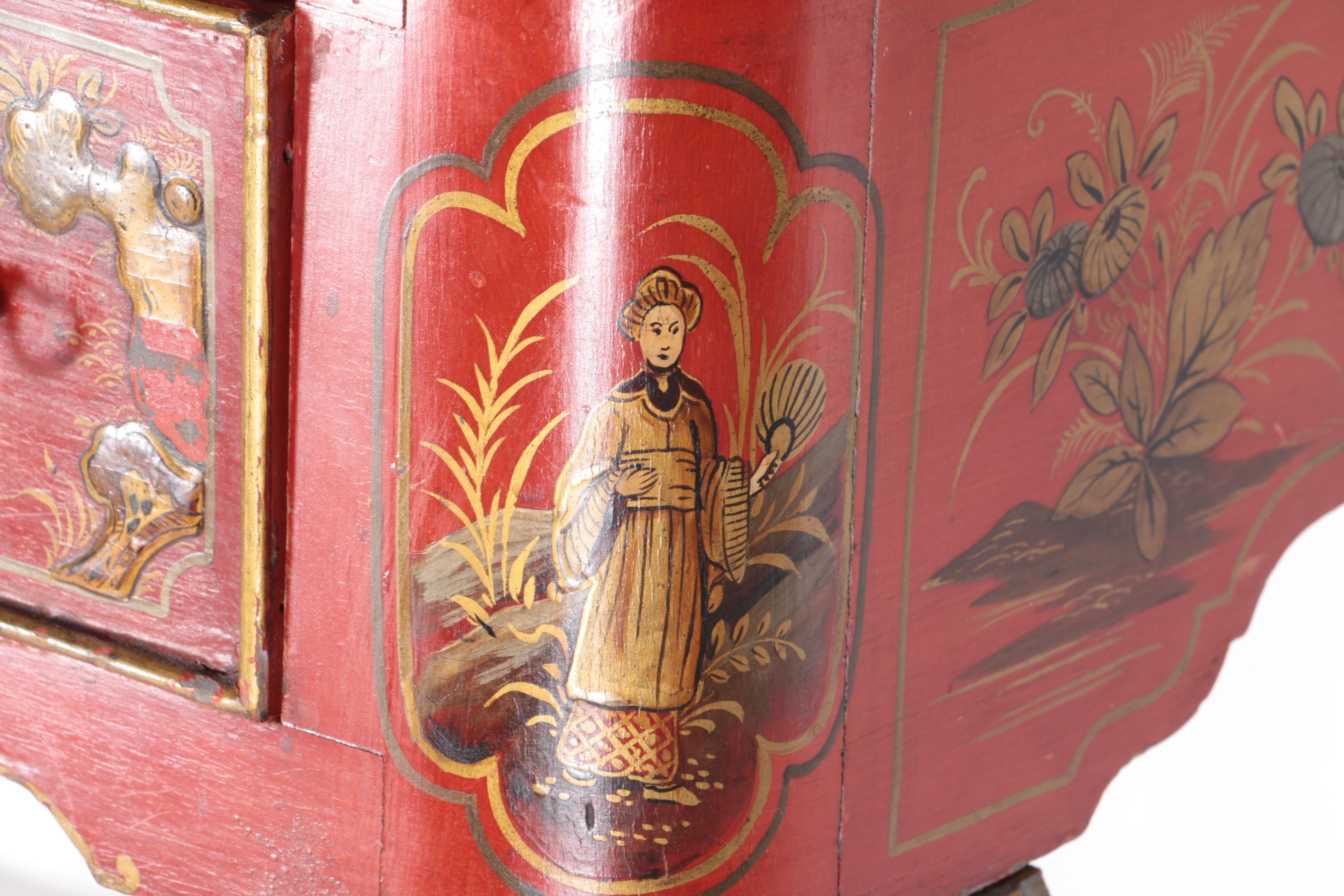 Vintage Chinoiserie Writing Desk