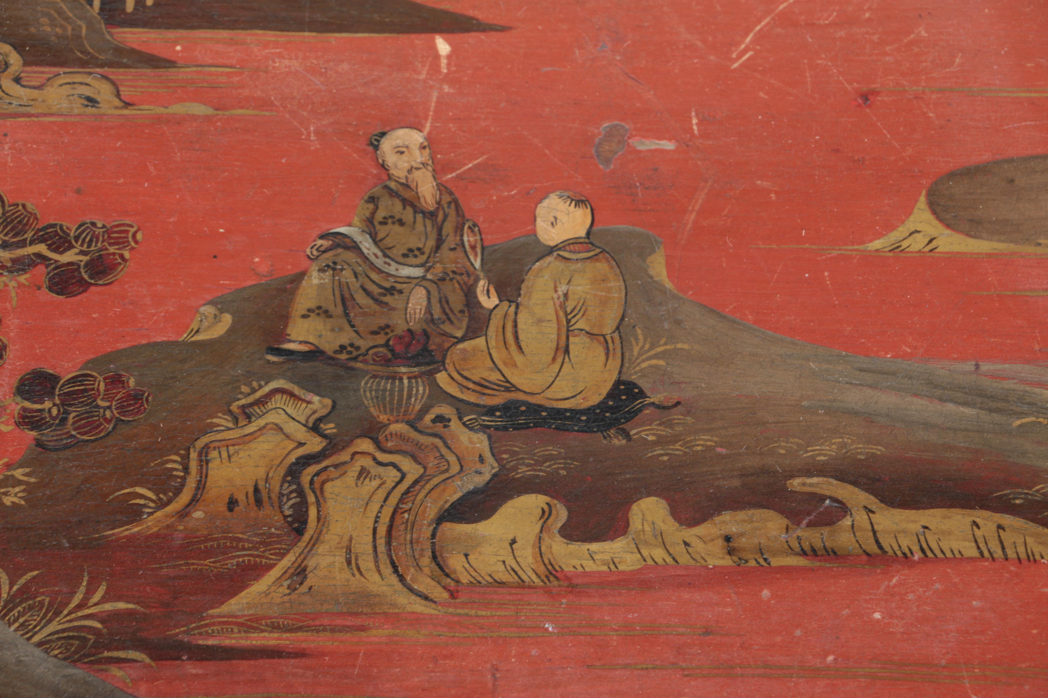 Vintage Chinoiserie Writing Desk