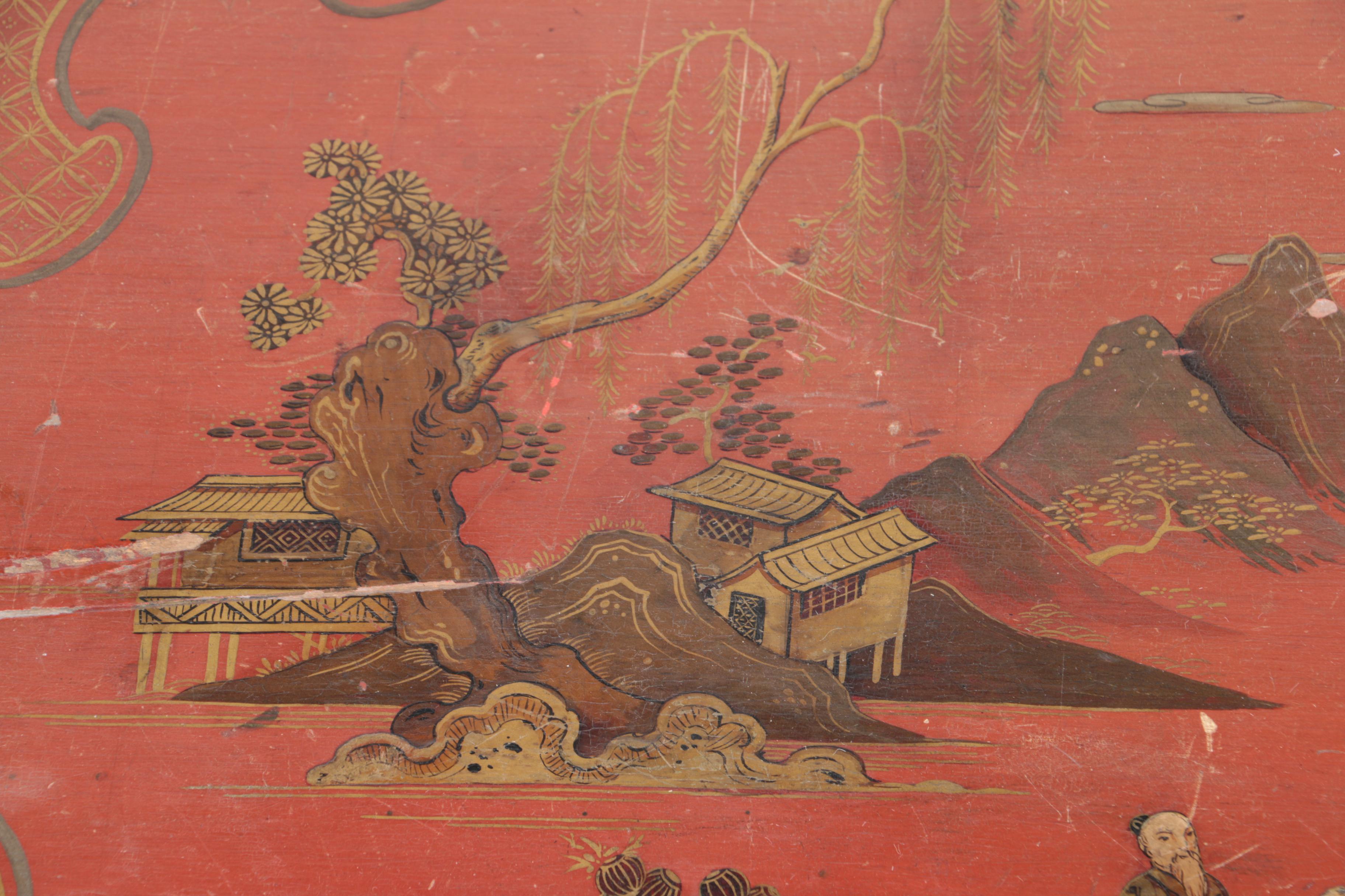 Vintage Chinoiserie Writing Desk