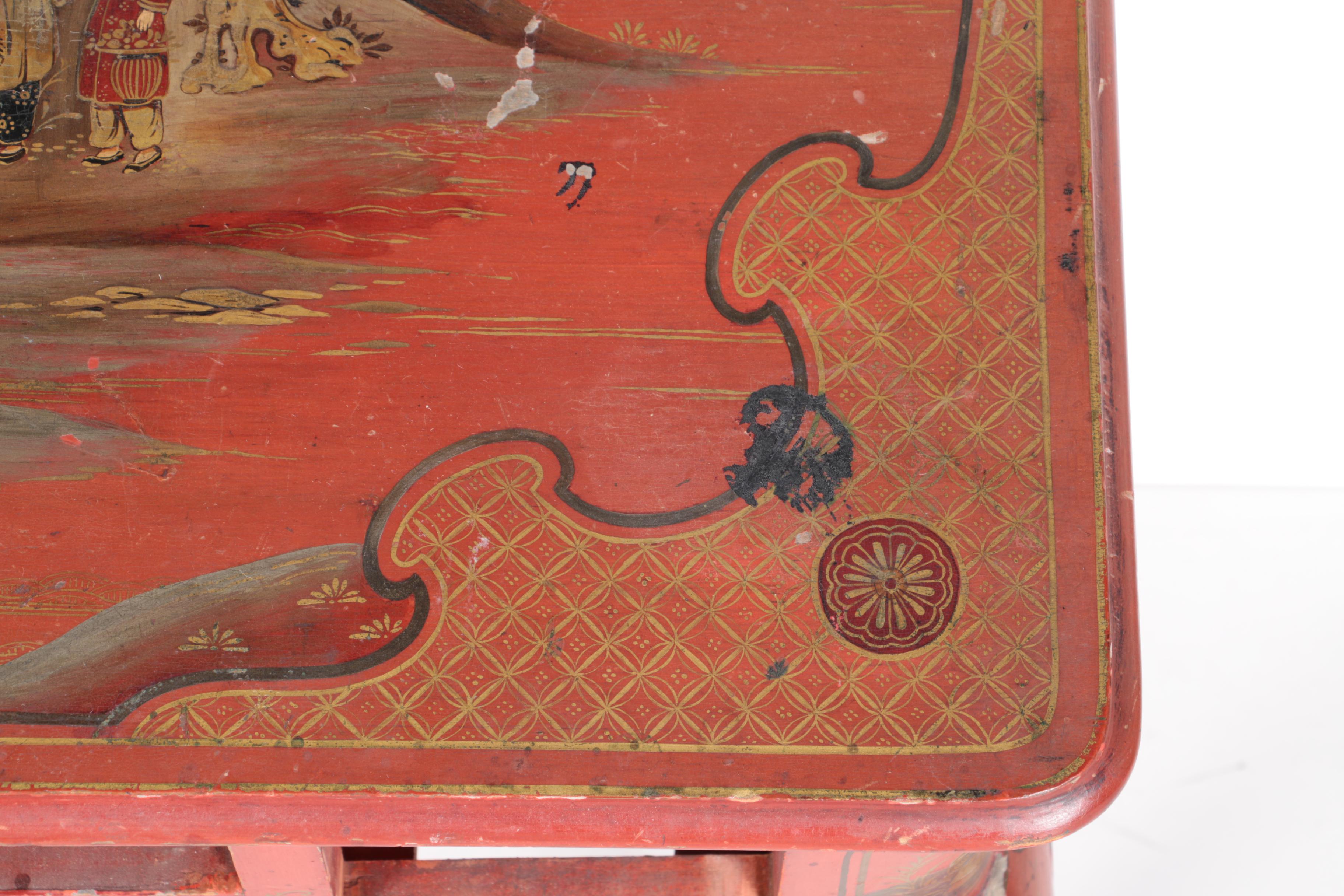 Vintage Chinoiserie Writing Desk