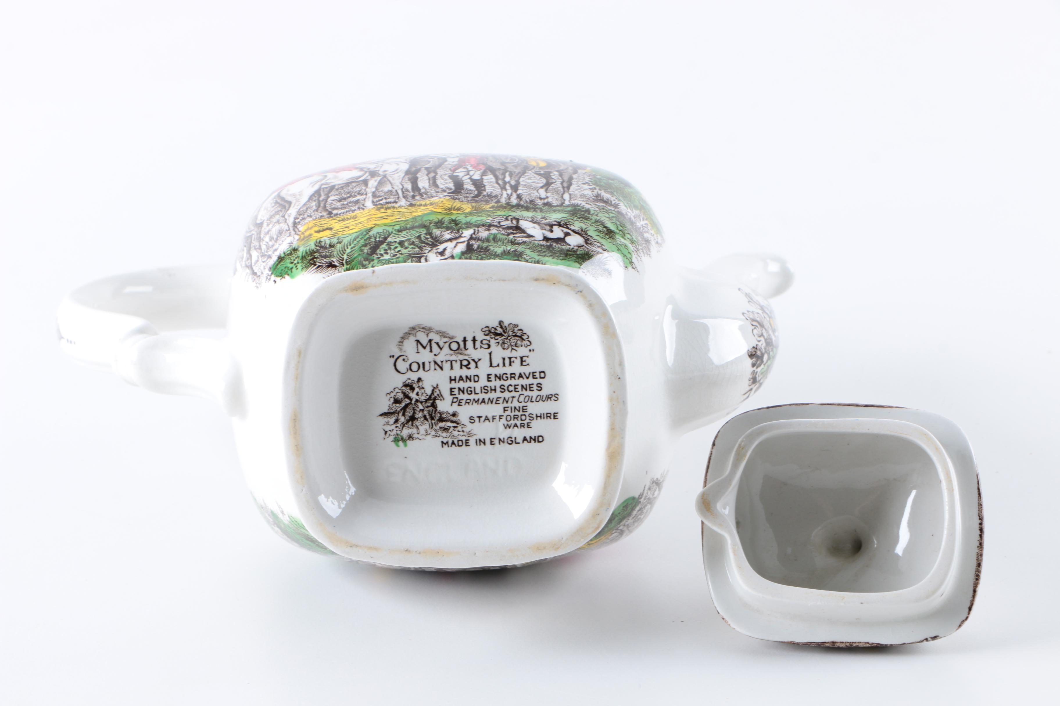 Myotts "Country Life" Tea Set