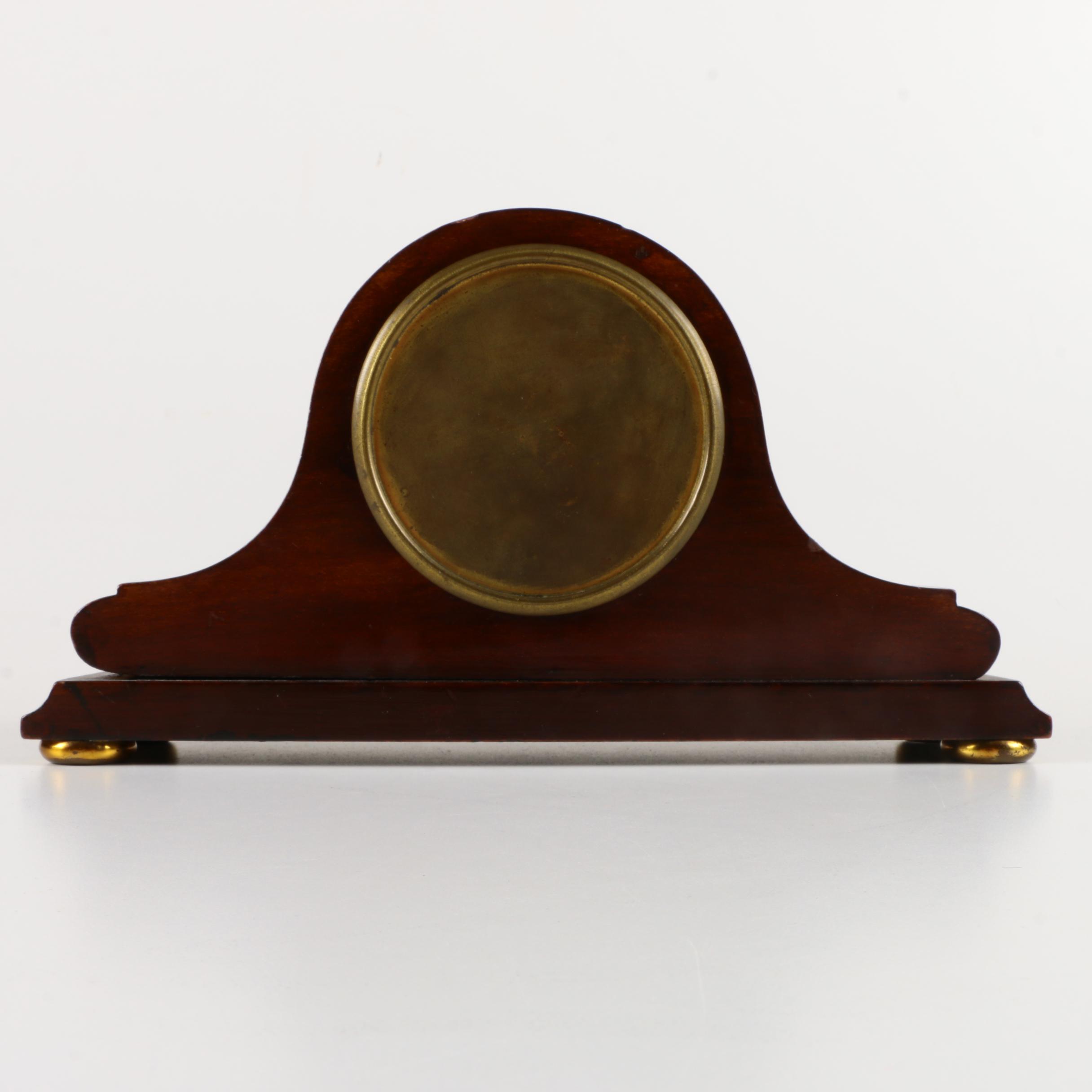 Brown Wooden Mantel Clock