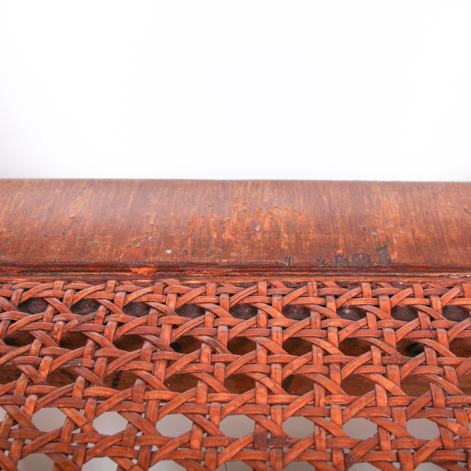 Vintage Italian Cane Seat Side Chair